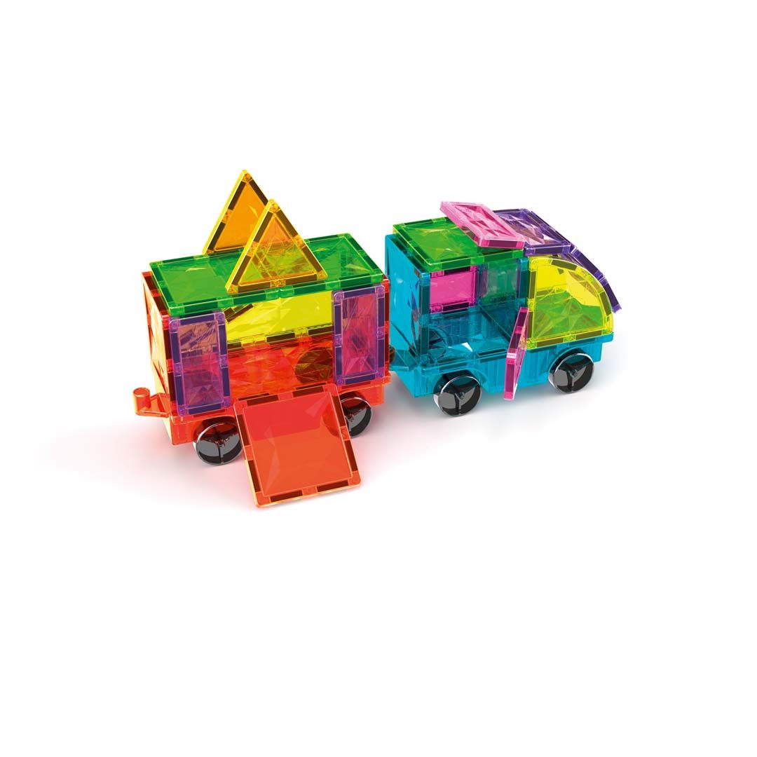 Geomag™ Magnetic Tiles Gems Vehicles (4211) Magnetspielbausteine, (24 St) – Bild 5 von 5