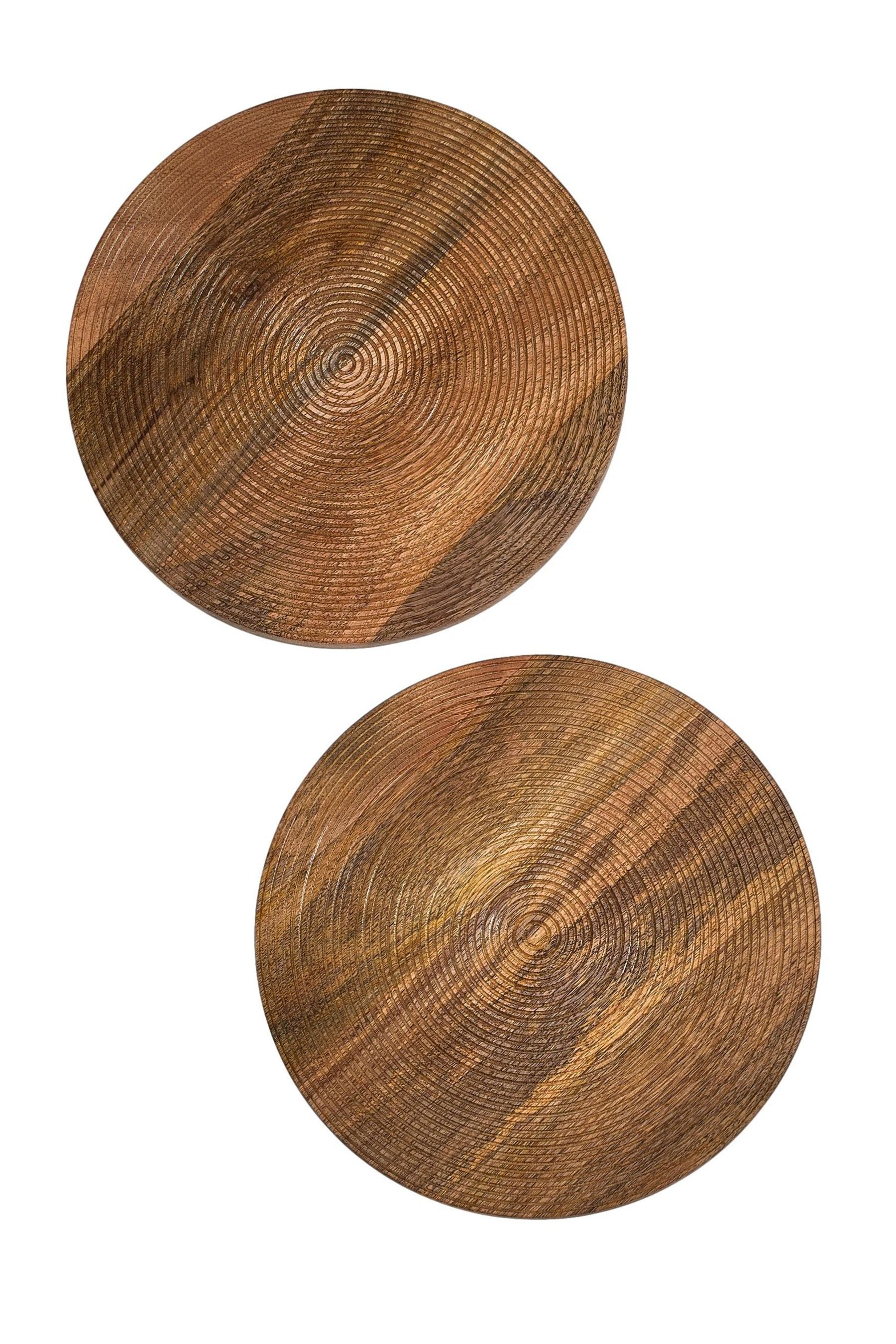 Next Platzset Holz-Platzsets im geätzten Design, 2er-Set, (1-St), Tischset