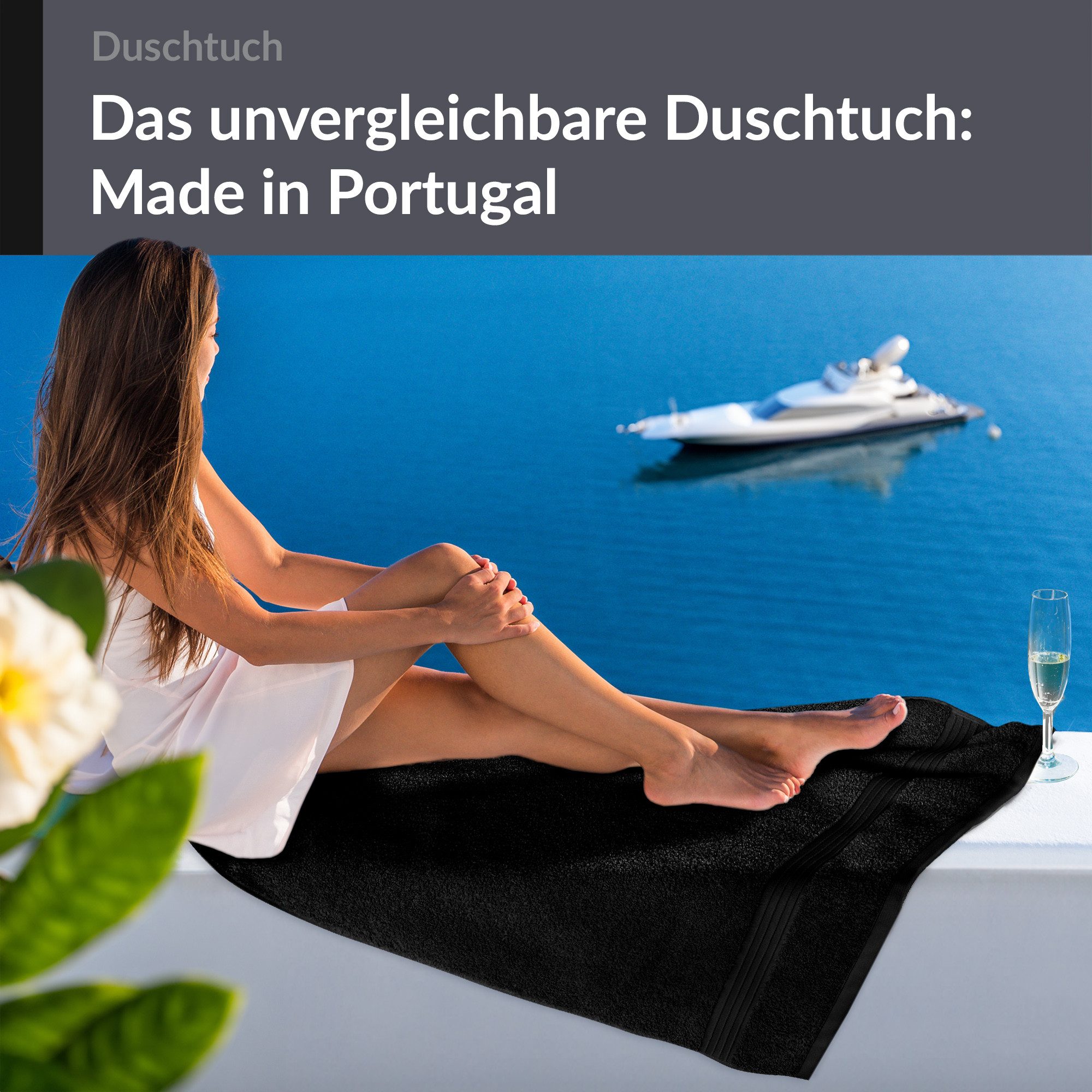 Lashuma Duschtuch - Badetuch Linz, Frottee günstig online kaufen