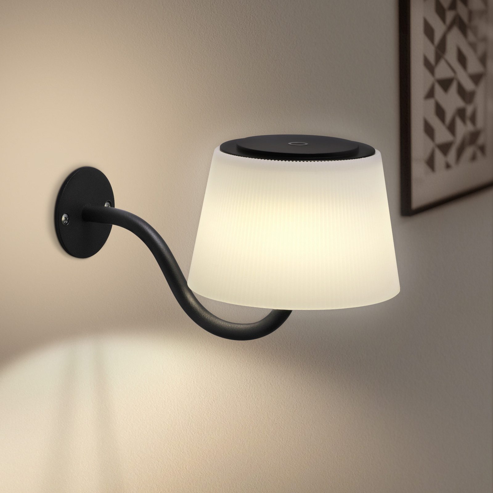 Nettlife LED Wandleuchte Innen Kabellose Schwarz günstig online kaufen