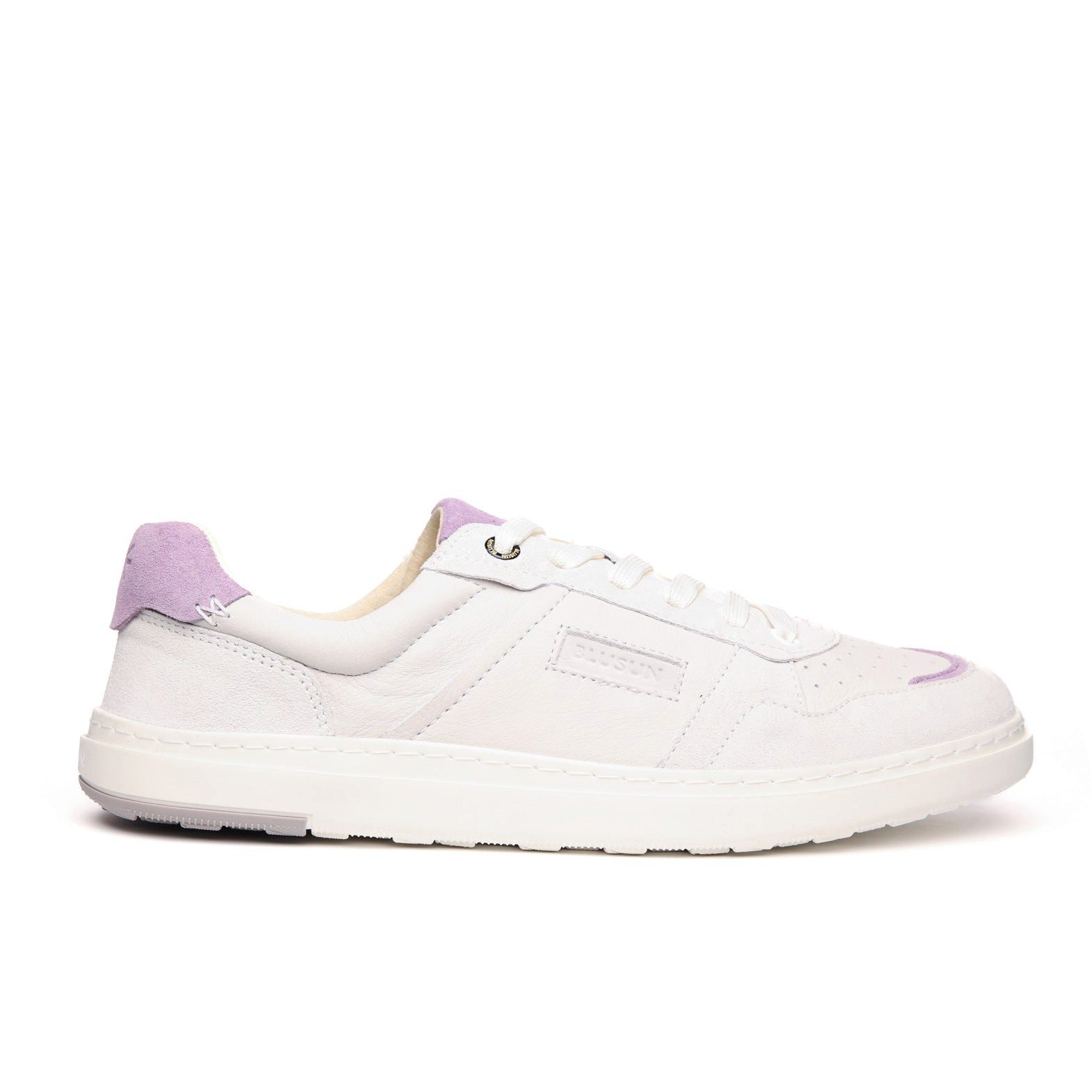 BLUSUN BLSN-600+W off white/lilac Barfußschuh (1 Paar, flexible Barfußsohle) Leder