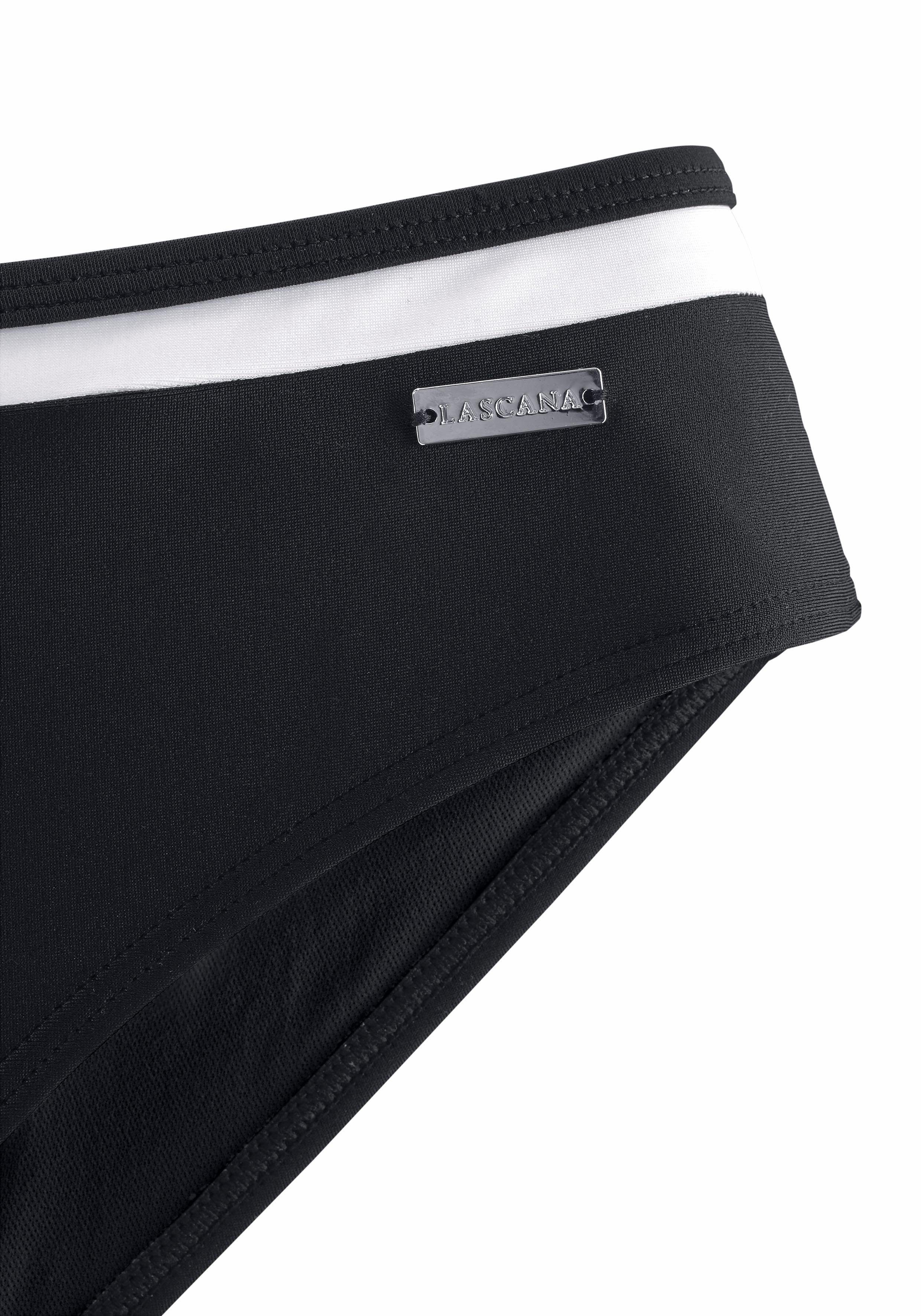 LASCANA Bügel-Bandeau-Bikini mit Kontrastdetails – Bild 5 von 5