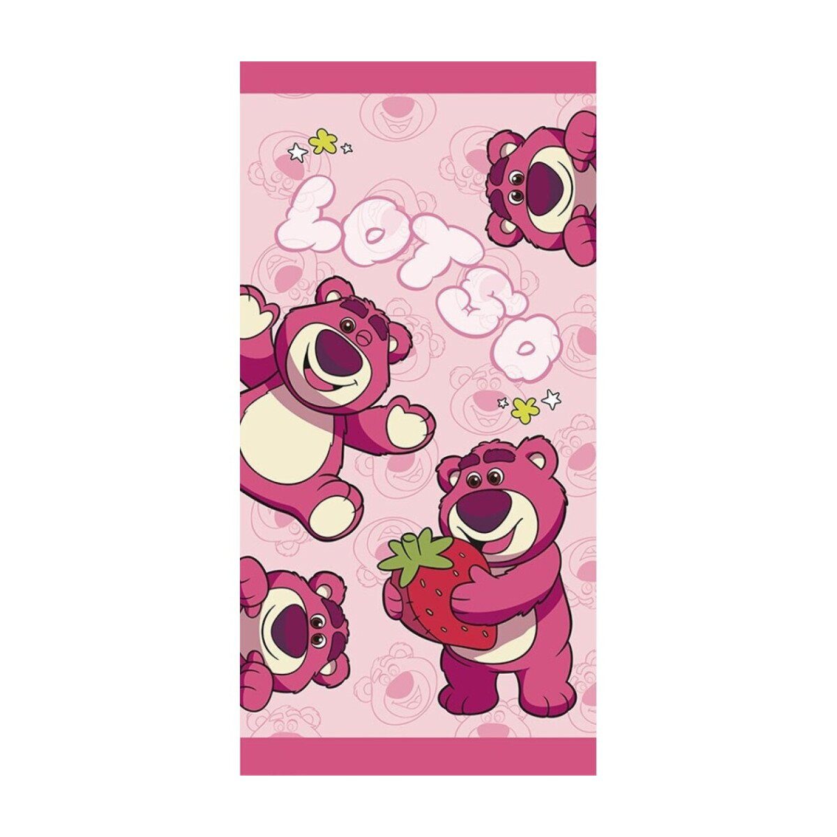 Disney Badetücher Toy Story Lotso Strandtuch 70x140, 100% Polyester (1-St)