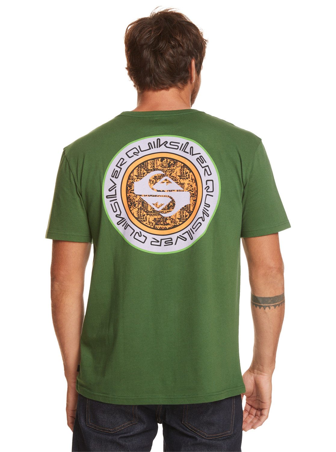 T-Shirt Circle Greener Omni Pastures Quiksilver
