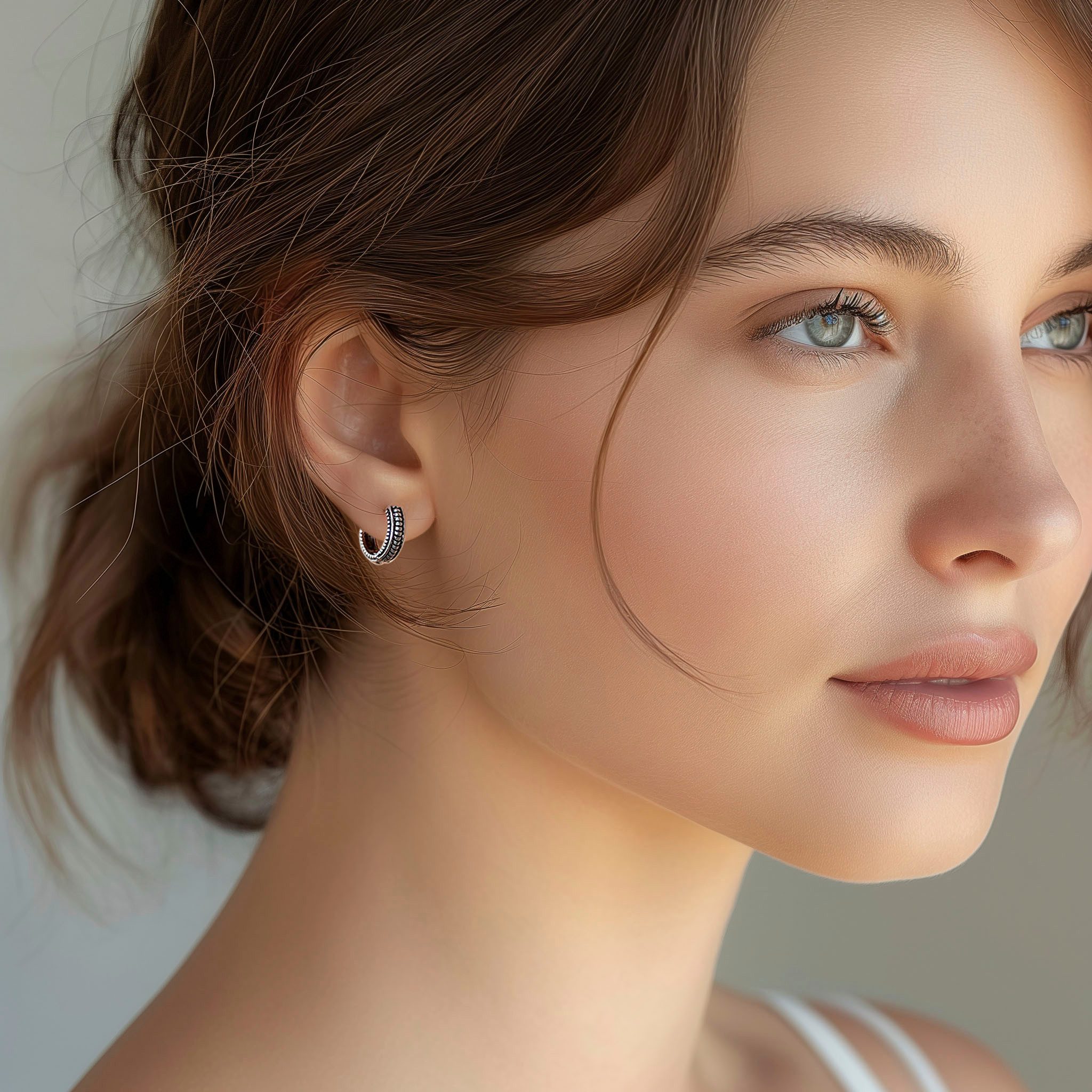 Firetti Paar Creolen Schmuck Geschenk Edelstahl Ohrschmuck Ohrringe Classic