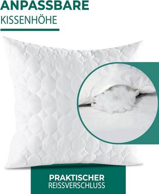 Kopfkissen, KNERST, Füllung: 100% Polyester, Schlafkissen ideal für jede Schlafposition, Kissen aus hypoallergene Materialien