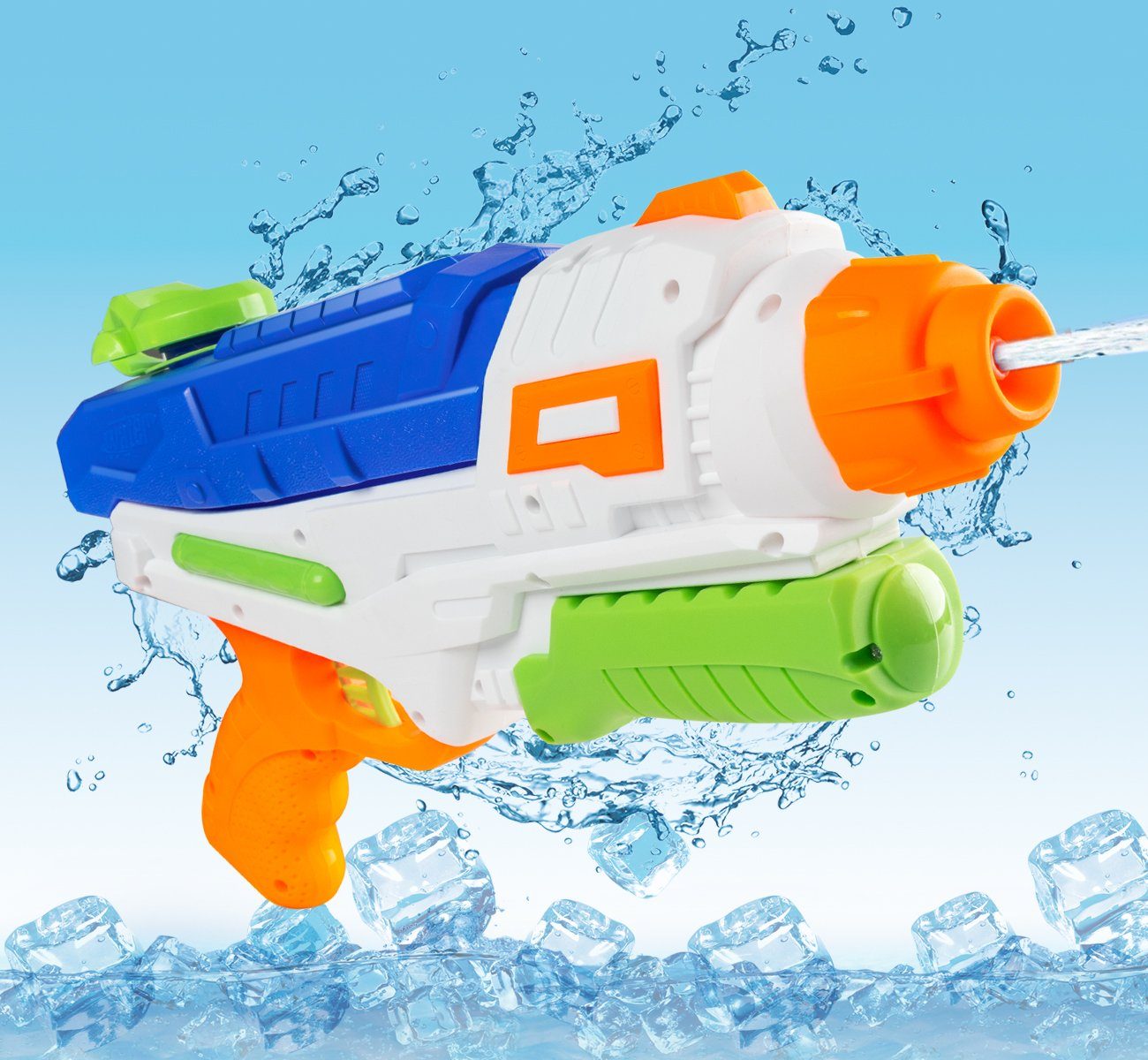 Wasserpistole für Kinder Wasserspielzeug Pool Outdoor Garten 4er Wasser Pistole 