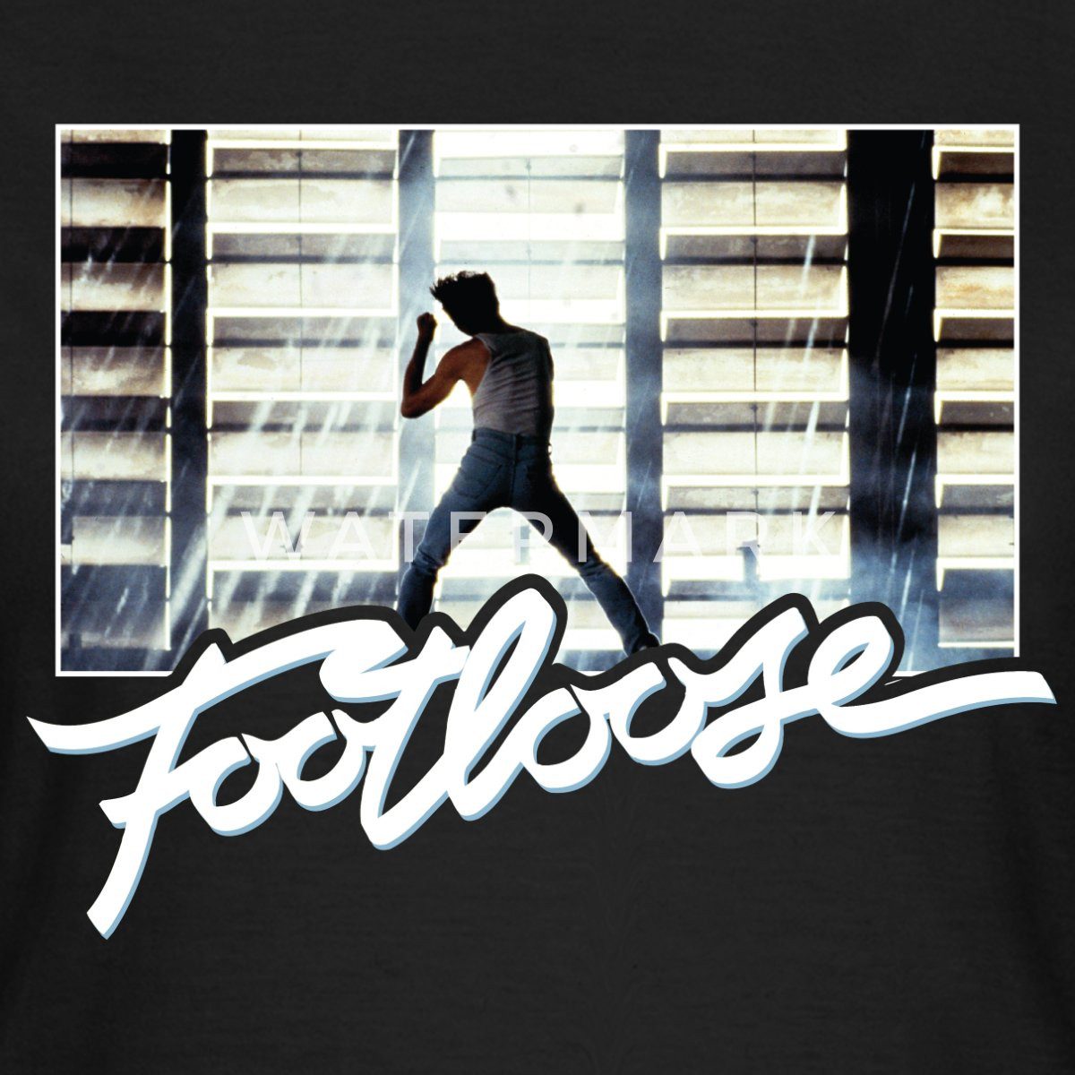 Spreadshirt T-Shirt Footloose Kultige Lagerhaus-Tanzszene Zu Never Frauen T-Shirt (1-tlg) Slim Fit, fällt klein aus