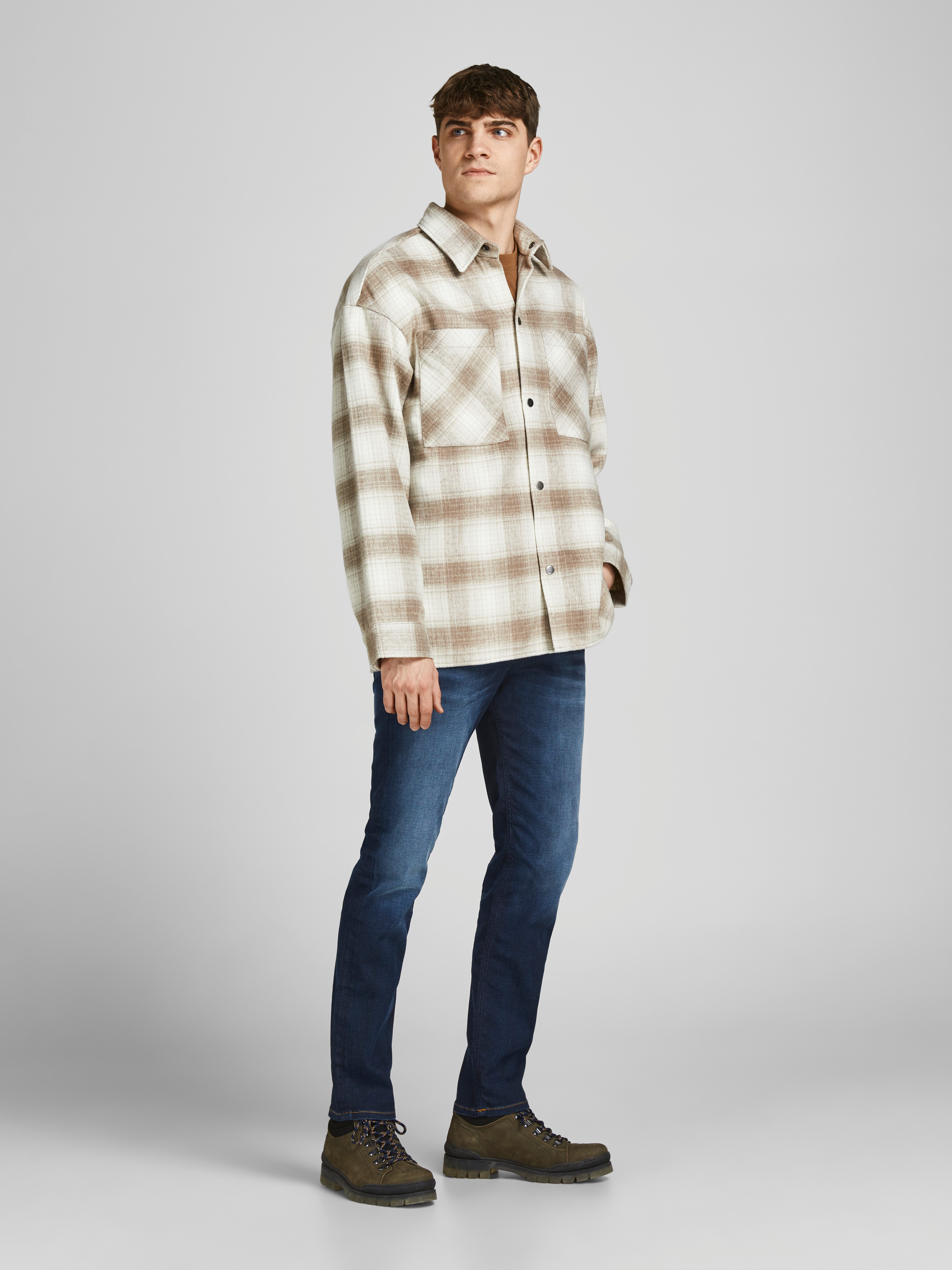 Jack & Jones Regular-fit-Jeans JJICLARK mit Used-Look und Stretch für den Alltag mit Abriebeffekten – Bild 3 von 5
