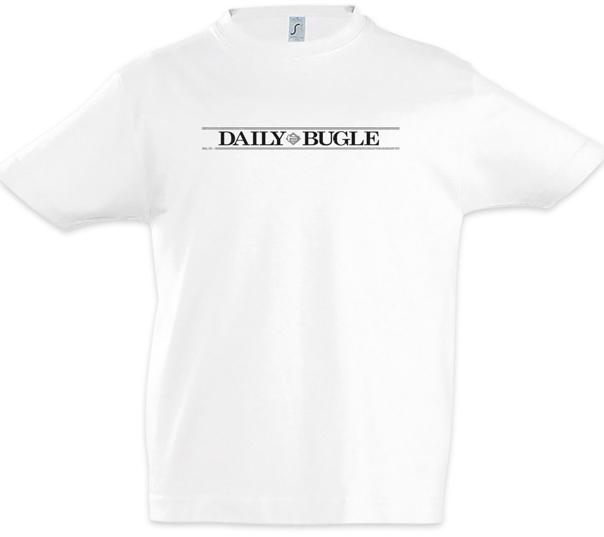 Urban Backwoods Print-Shirt Daily Bugle Logo Kinder T-Shirt New York City Spider Die Cartoon (1-tlg) Newspaper Man Spinne Zeitung