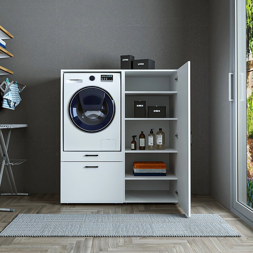 Roomart Waschmaschinenumbauschrank (Roomart Waschmachinenschrank für Hauswi günstig online kaufen