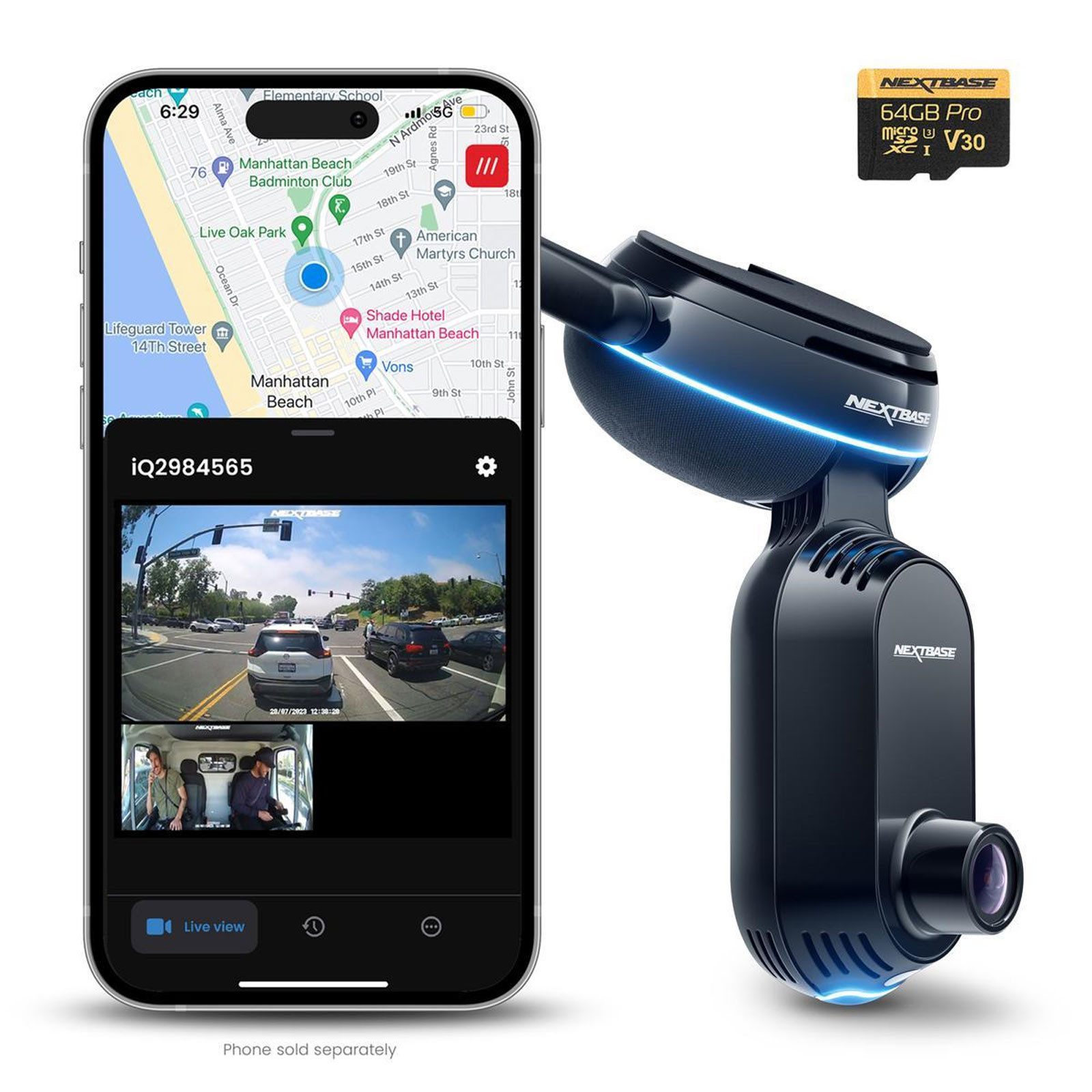 Nextbase iQ Camcorder (2160p mit 30 fps Auflösung)