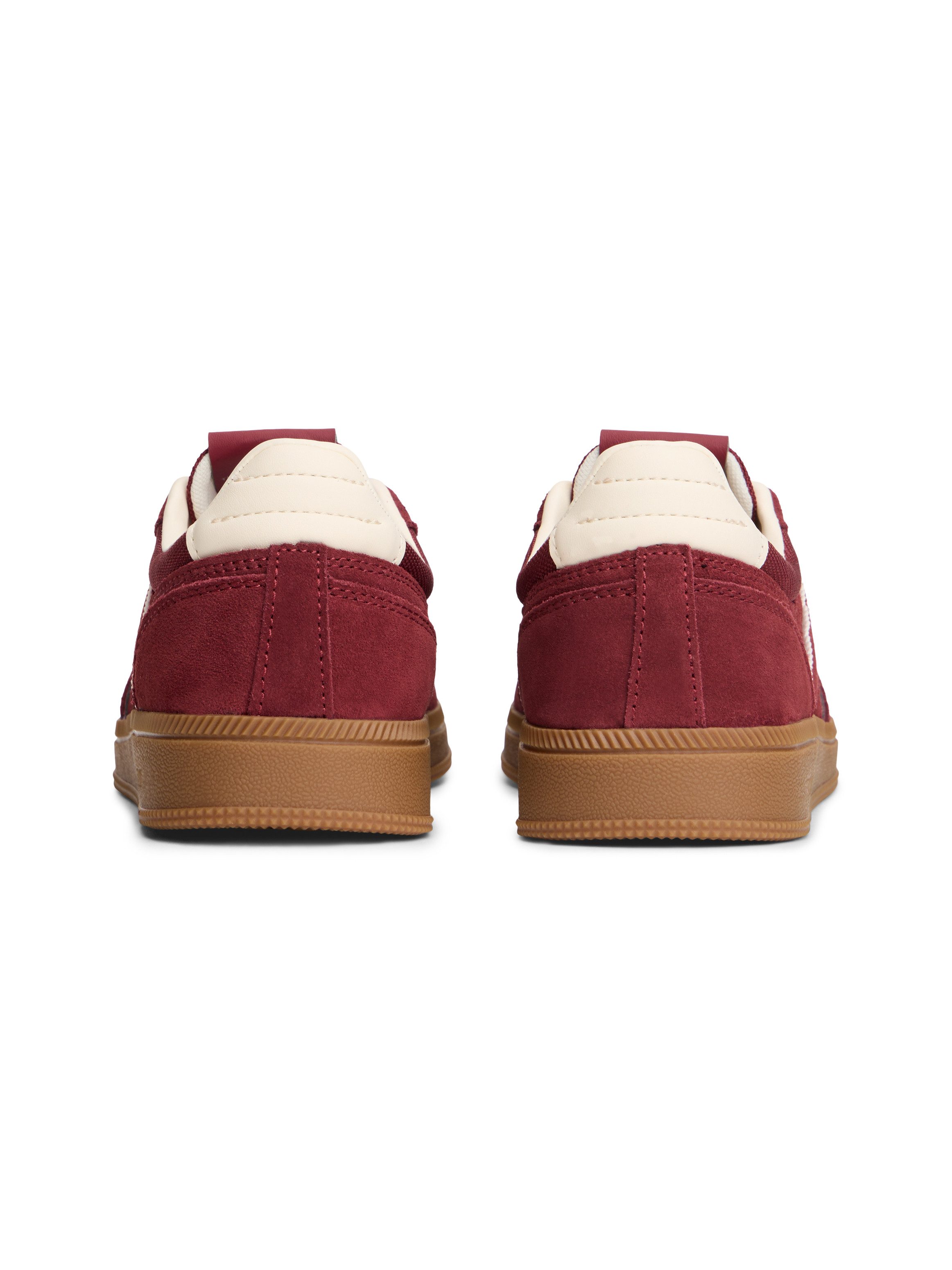 Tommy Jeans THE GREENWICH EDGE SUEDE Plateausneaker Freizeitschuh, Halbschuh, Schnürschuh mit gepolstertem Schaftrand