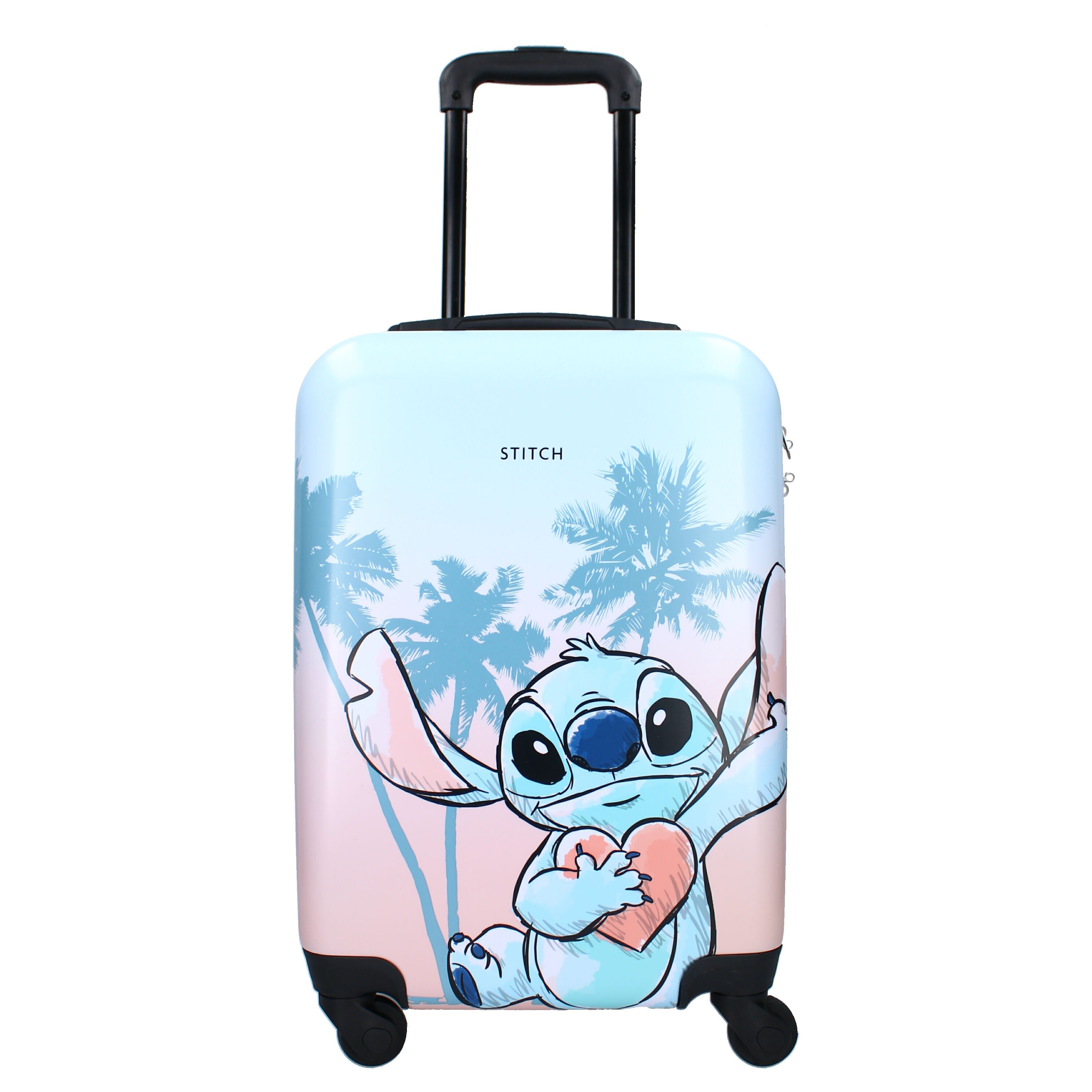Disney Hartschalen-Trolley Disney Lilo und Stitch 2 tlg. Set Trolley Koffer plus Lunchbox, 4 Rollen