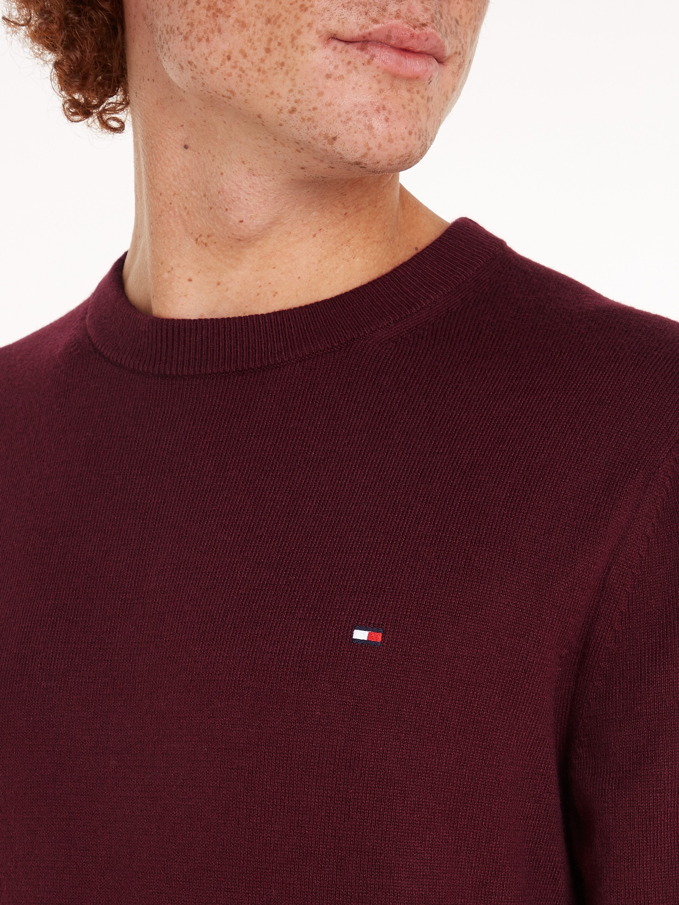 Tommy Hilfiger Rundhalspullover PIMA ORG CTN CASHMERE CREW NECK – Bild 4 von 5