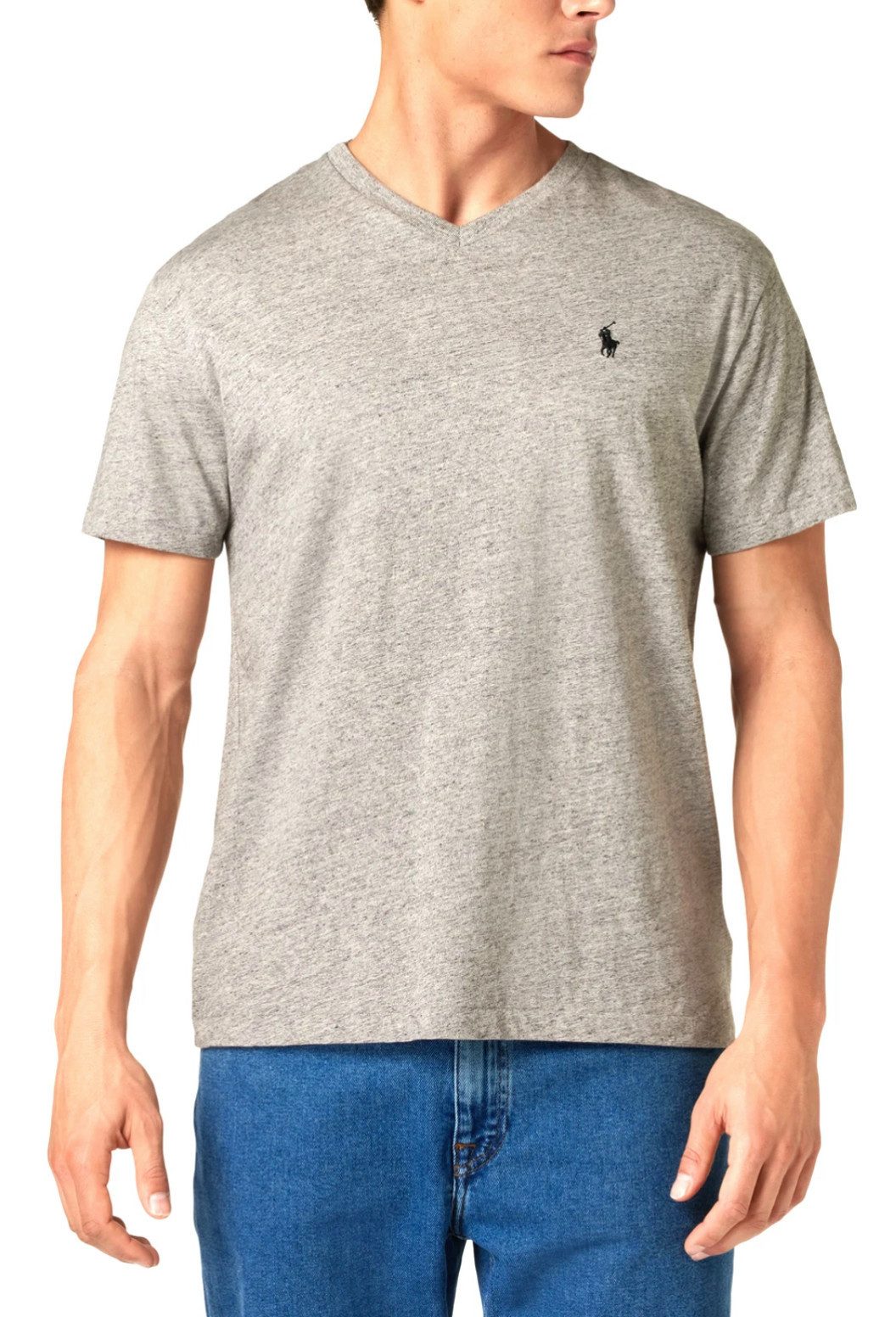 Polo Ralph Lauren T-Shirt Custom Slim Fit hochwertiger Interlock-Stoff Bio-Baumwolle, die umweltfreundlich produziert wurde