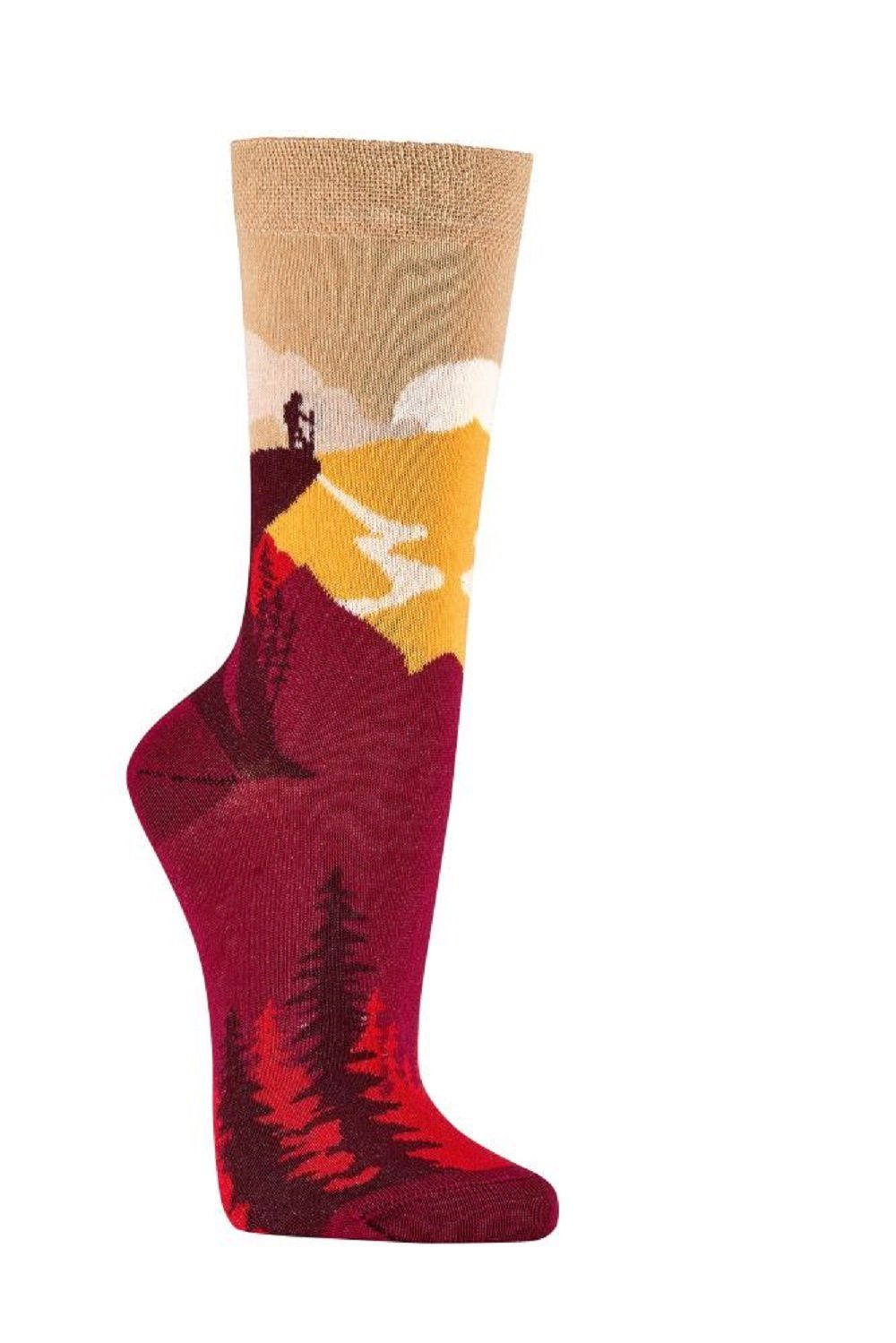 Socks 4 Fun Freizeitsocken Bergglück Socken Berge (2 Paar, 2-Paar, 2 Paar) günstig online kaufen
