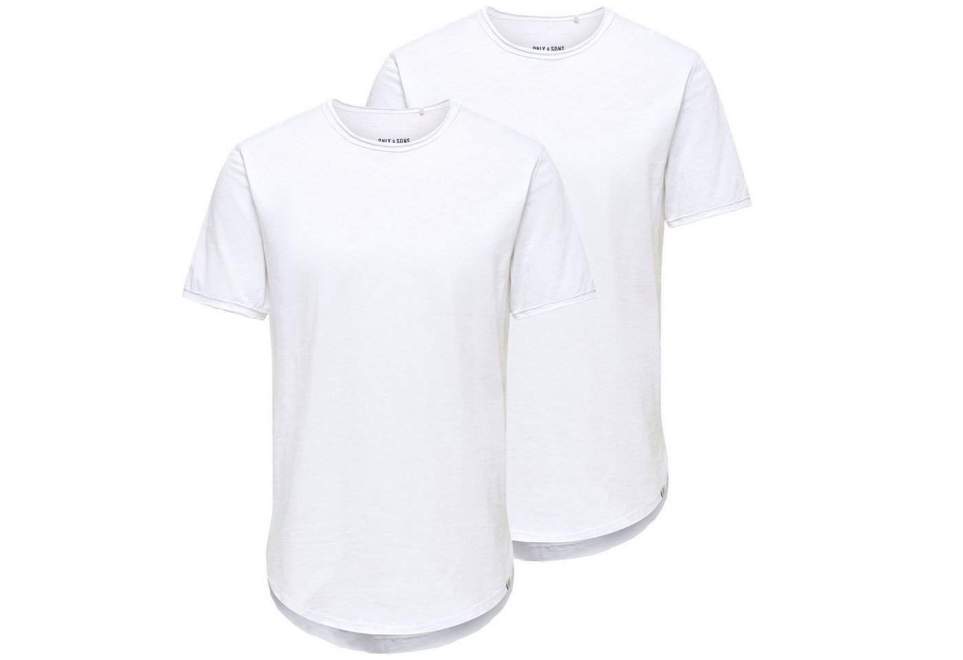 ONLY & SONS T-Shirt ONSBENNE (Set) zeitloses T-Shirt mit Overdye-Färbung für einen gewaschenen Used-Look
