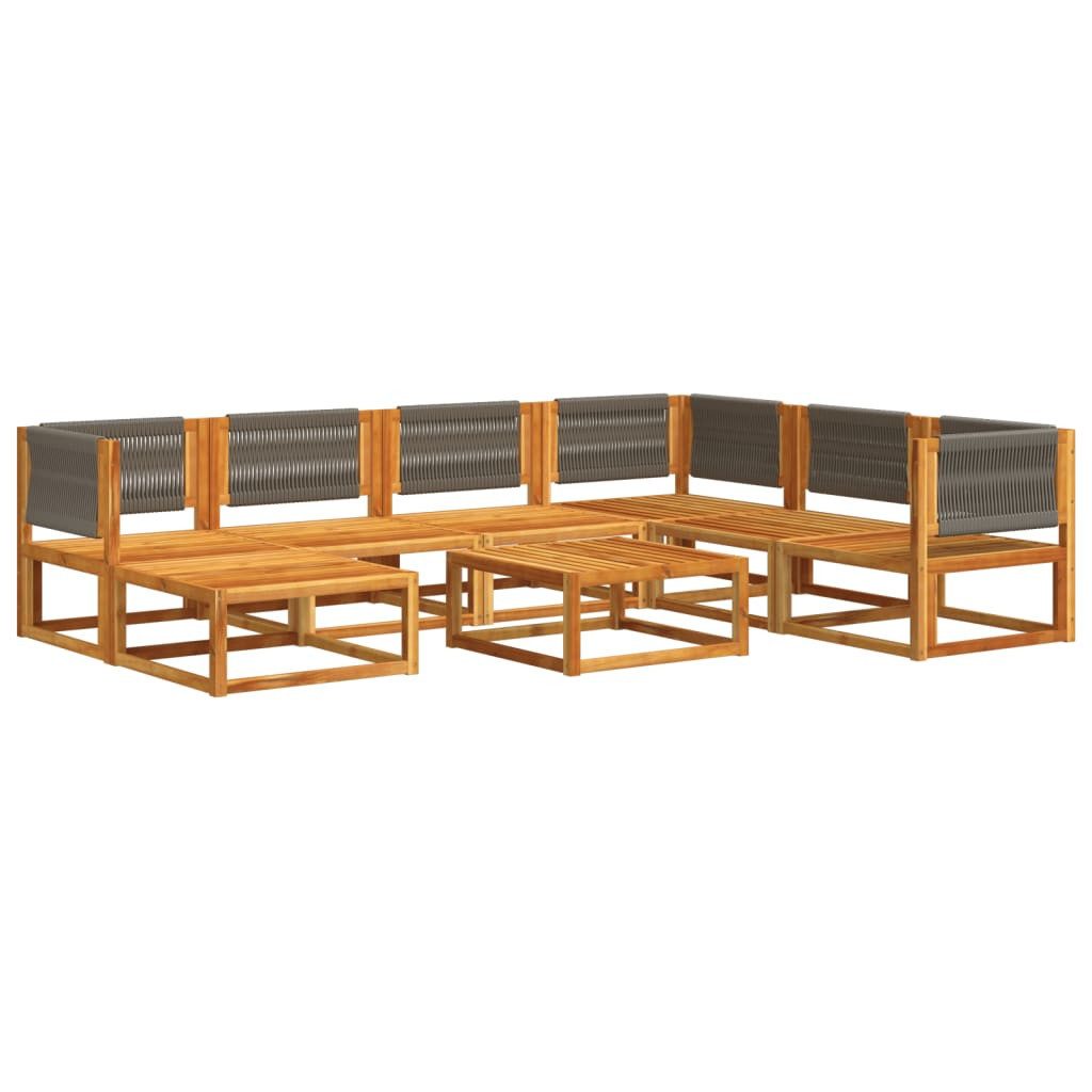 vidaXL Loungesofa 8-tlg. Garten-Sofagarnitur mit Kissen günstig online kaufen