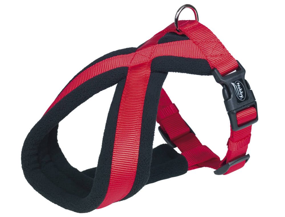 Nobby Hunde-Geschirr Komfort Geschirr "Classic", rot, M