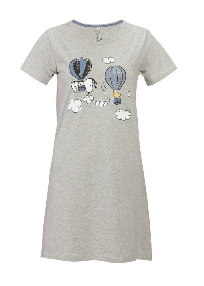 Snoopy Nachthemd Schlafshirt ONOMATO! Nacht-Kleid Damen Peanuts