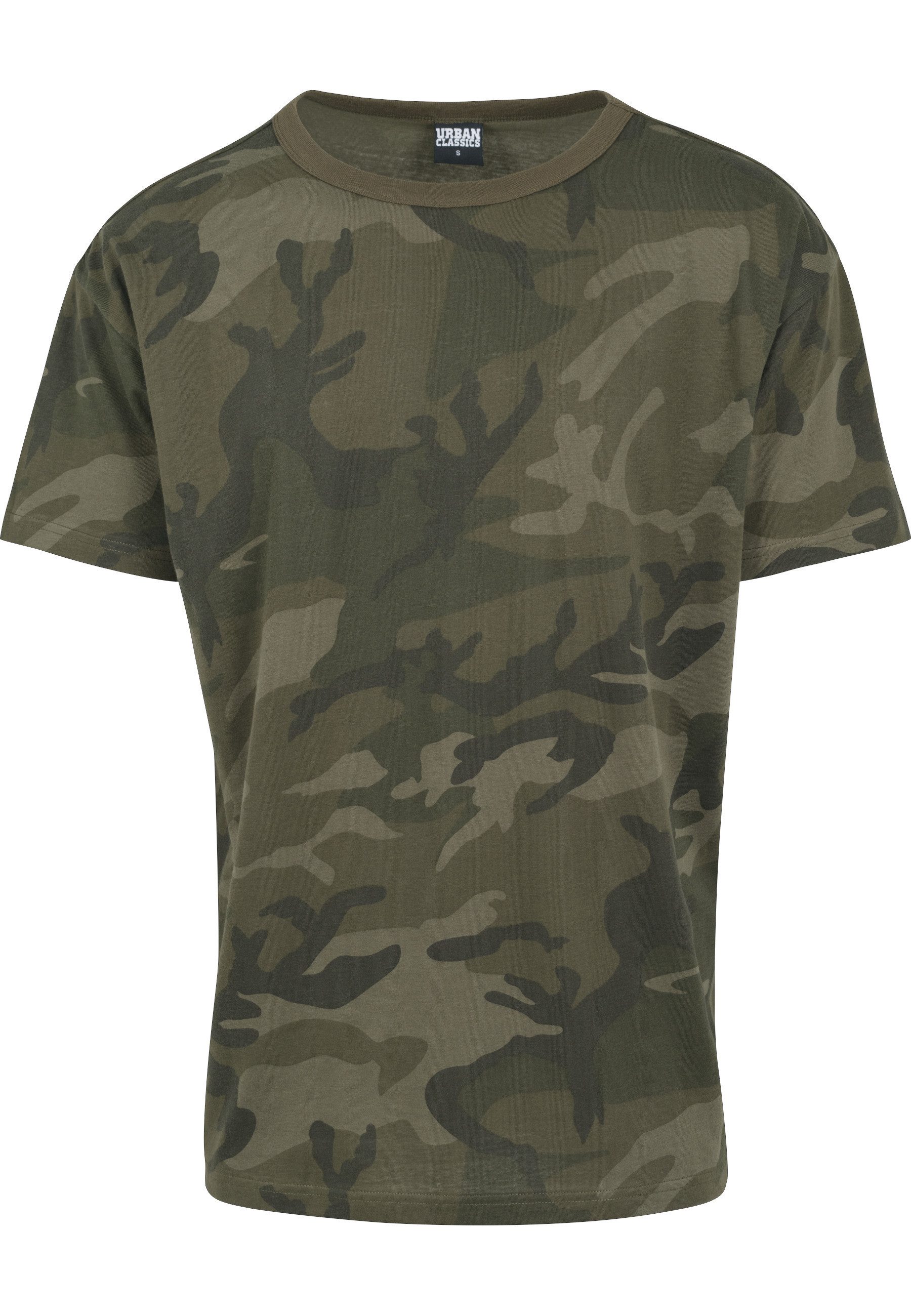 URBAN CLASSICS Kurzarmshirt Urban Classics Herren Camo Oversized Tee (1-tlg)