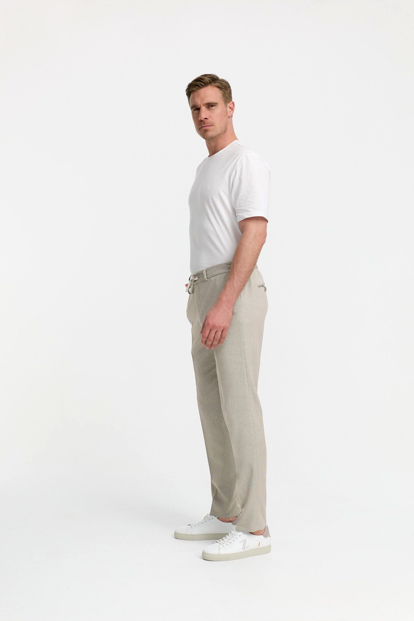 ZUITABLE Anzughose 241212-225 DiSpartaflex SE Lt. Beige, Lt. Beige