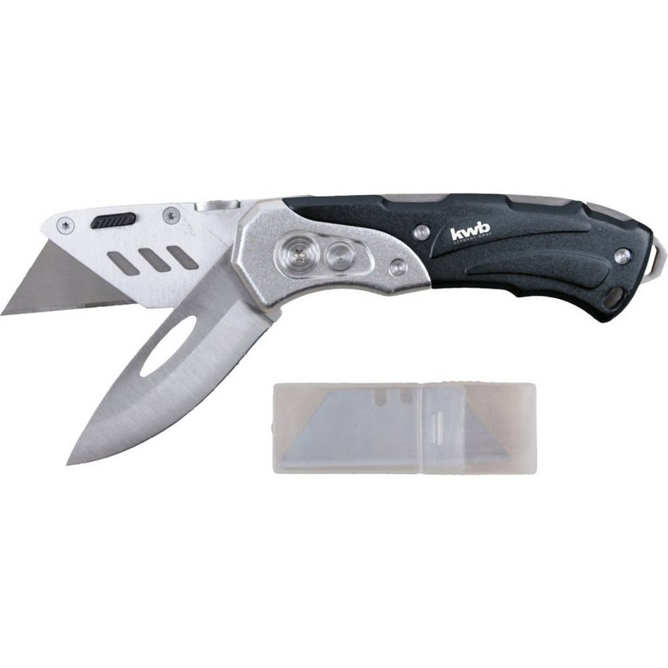 Cuttermesser, x zwei Cutter-Messer klappbar, Universal-Messer inkl. extra 60 kwb scharfe