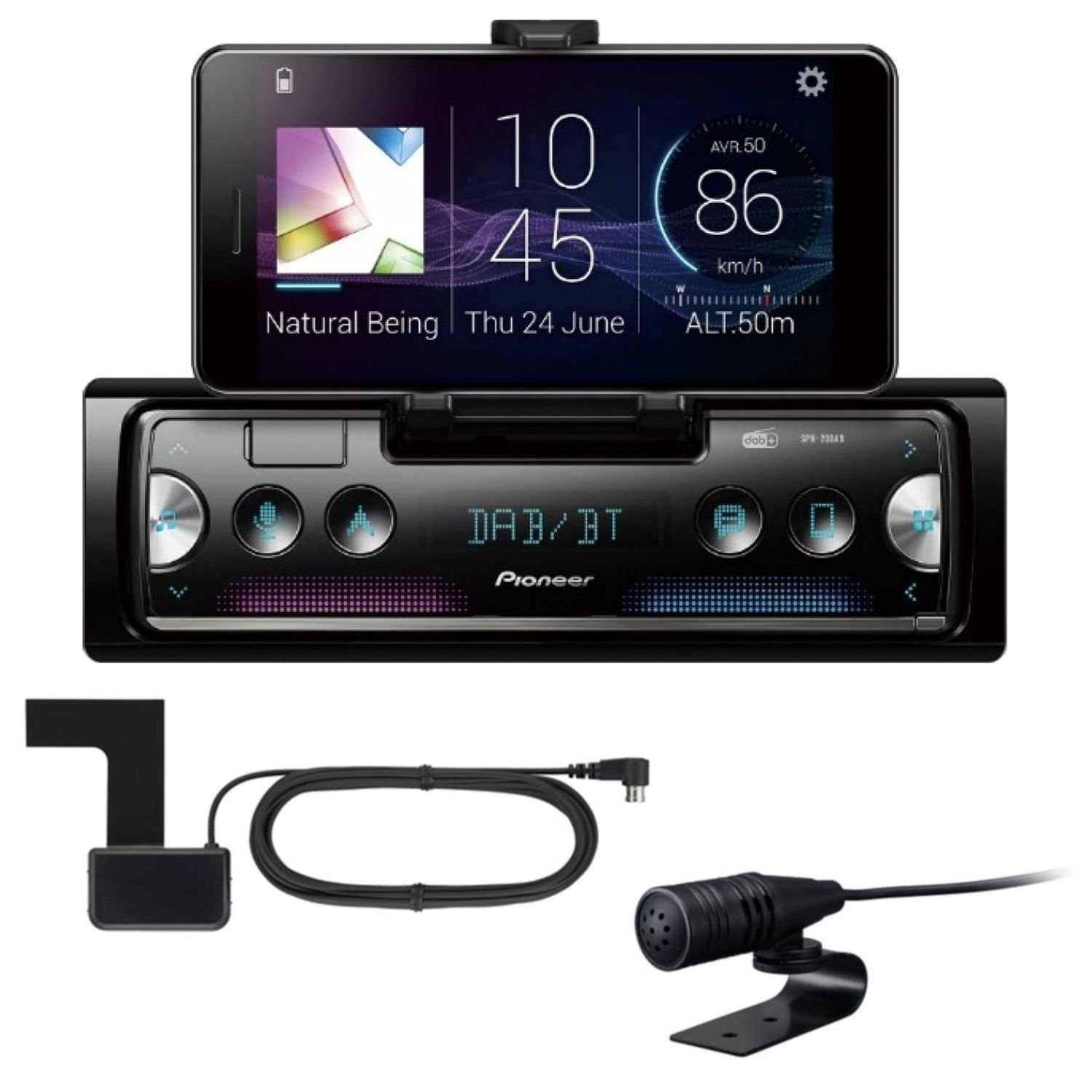 Pioneer Pioneer SPH-20DABAN mit DAB-Antenne Autoradio