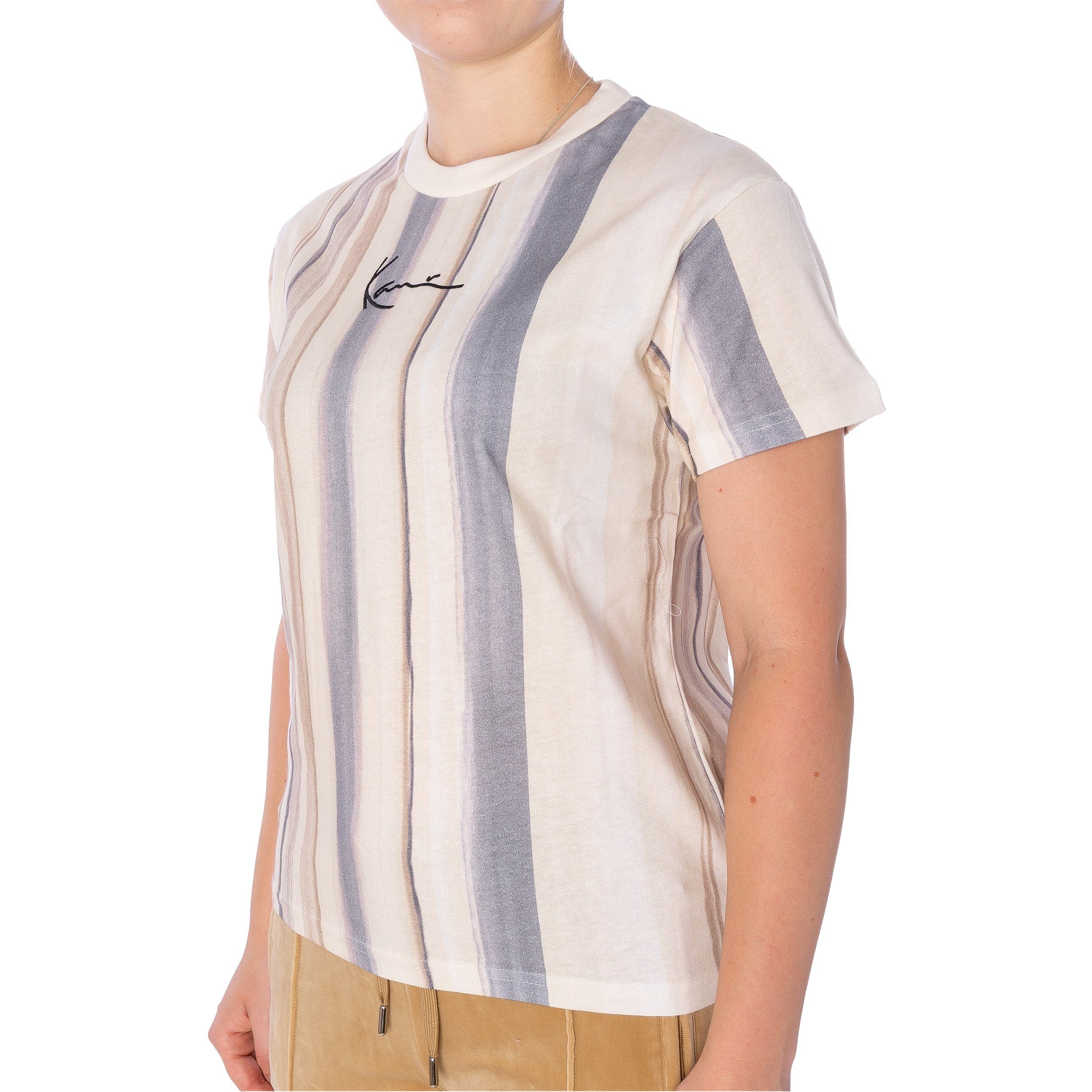 Karl Kani T-Shirt Karl Kani Signature Tie Dye T-Shirt Damen Shirt cream  blue (1-tlg)