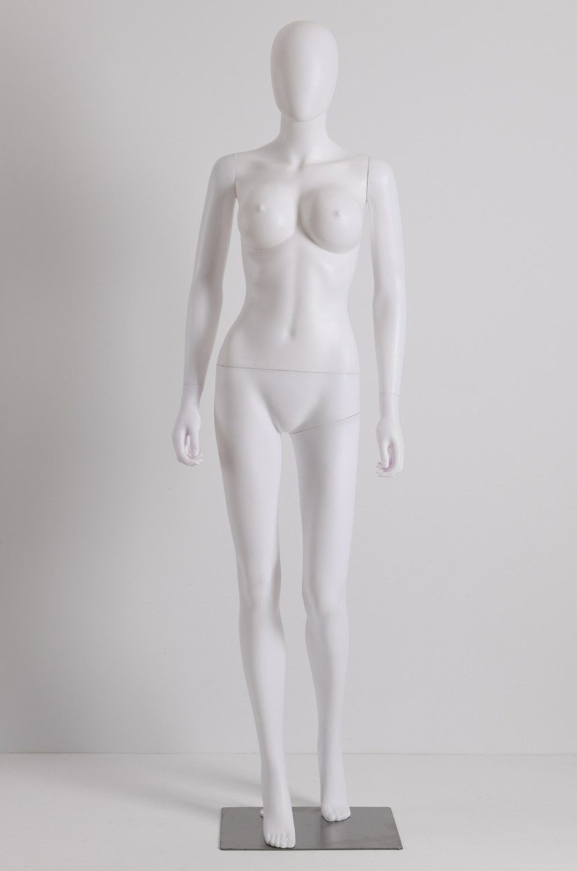 Eurohandisplay Schneiderpuppe Schaufensterpuppe weiblich großer Brustumfang mit Metallplatte, Schaufensterpuppe