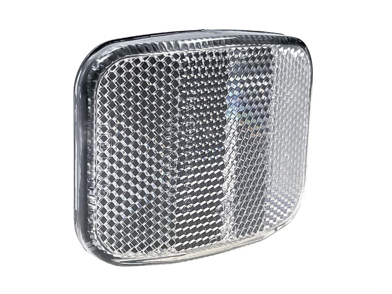 Non-Branded Fahrradreflektor Fahrrad Reflektor Strahler Front 80x60 mm Groß