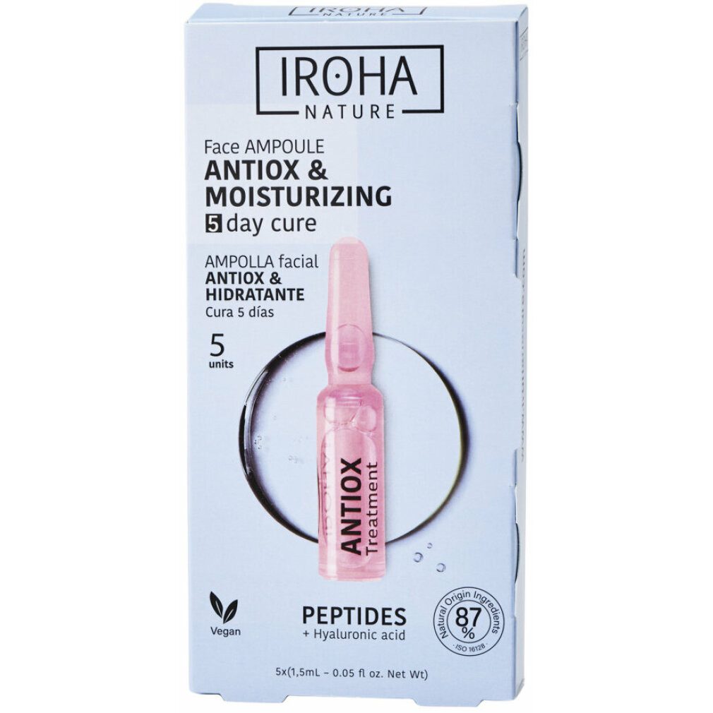 Iroha Körperpflegemittel ACTIVE SHOT peptides antiox treatment 5 x