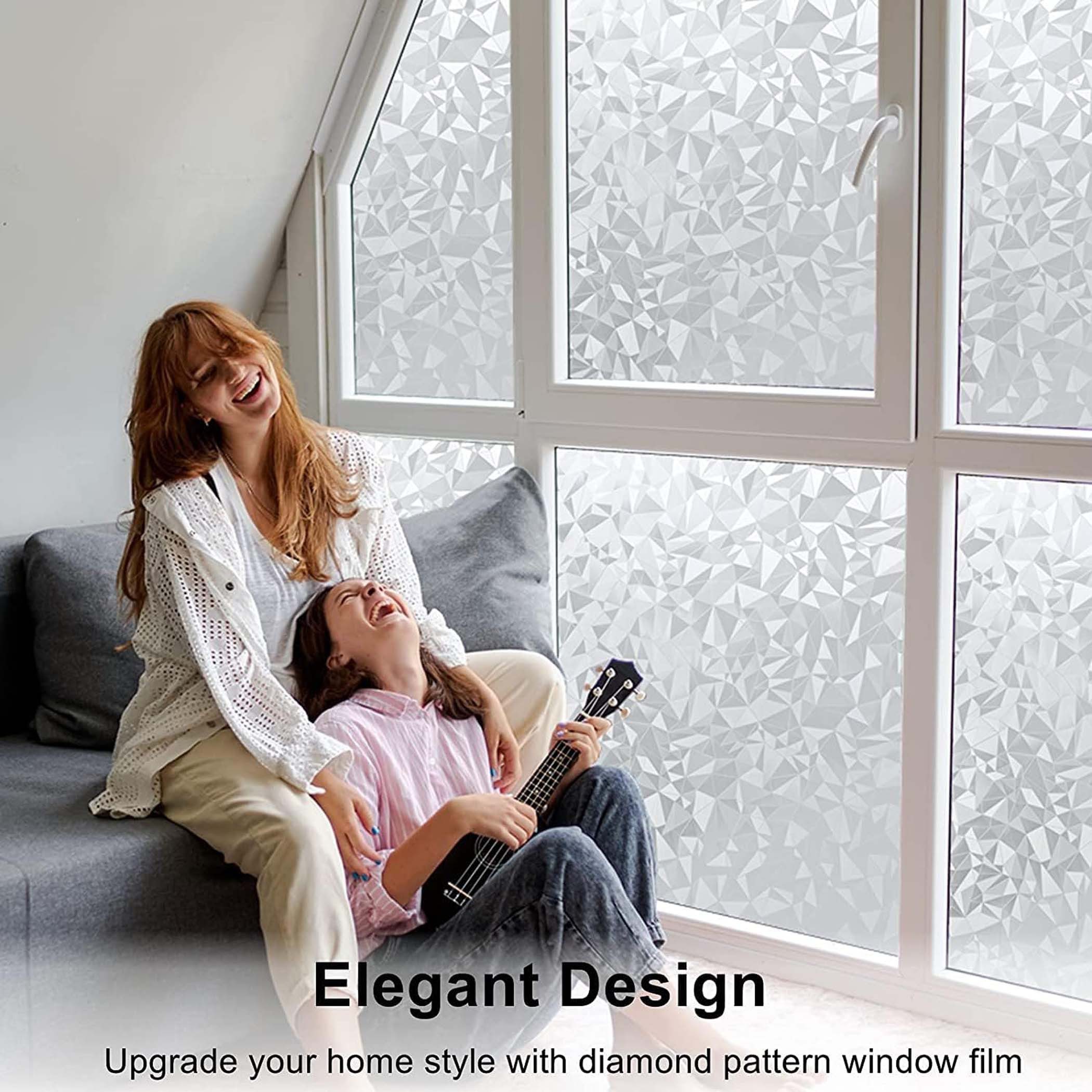 Coonoor Fensterfolie Blickdicht Selbsthaftend, Sichtschutzfolie Fenster, 90 günstig online kaufen