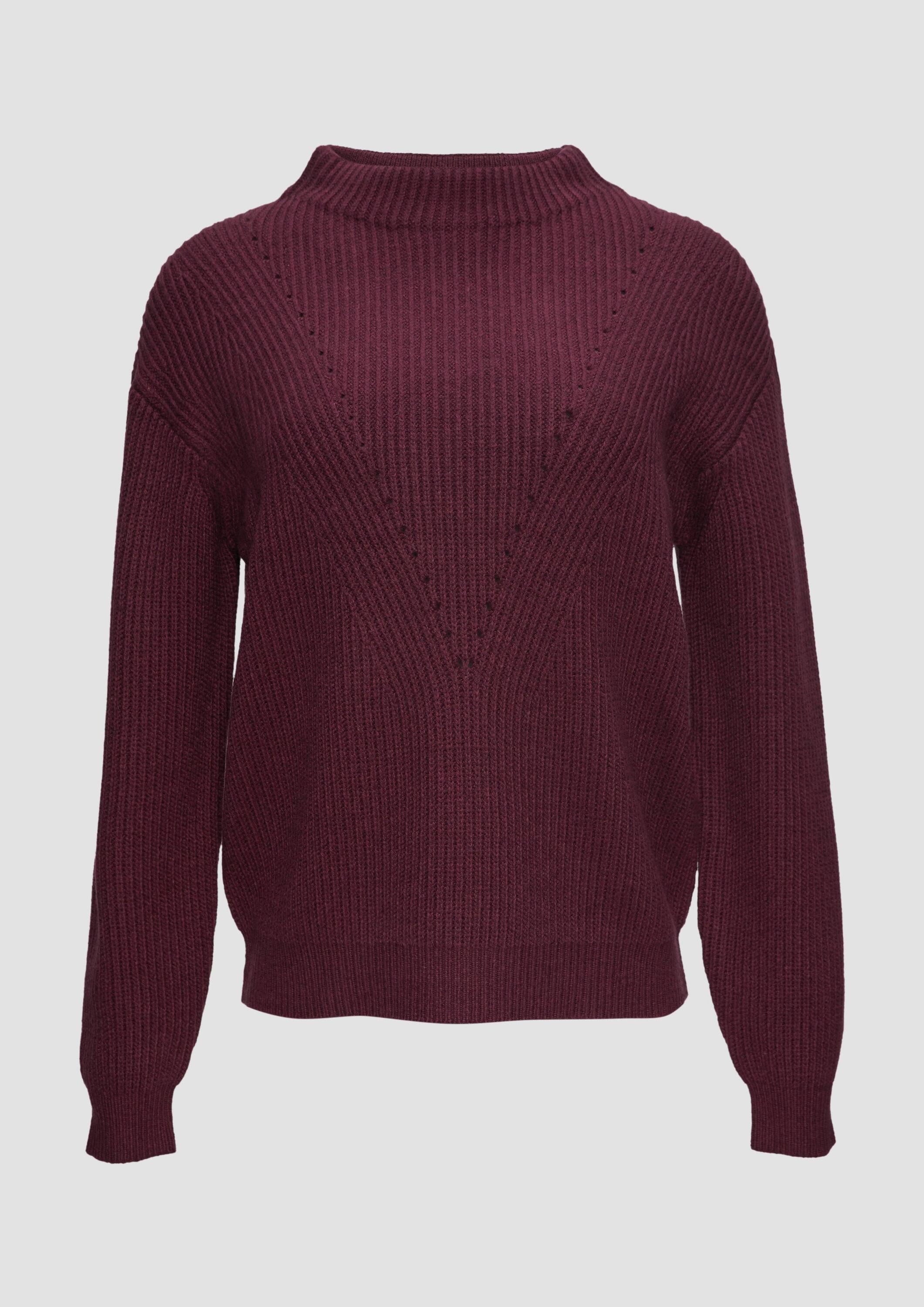 s.Oliver Longpullover Strickpullover Weicher Strickpullover im Relaxed Fit