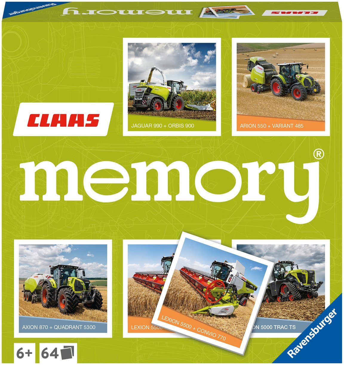 Ravensburger Spiel CLAAS memory®, Merkspiel, Made in Europe
