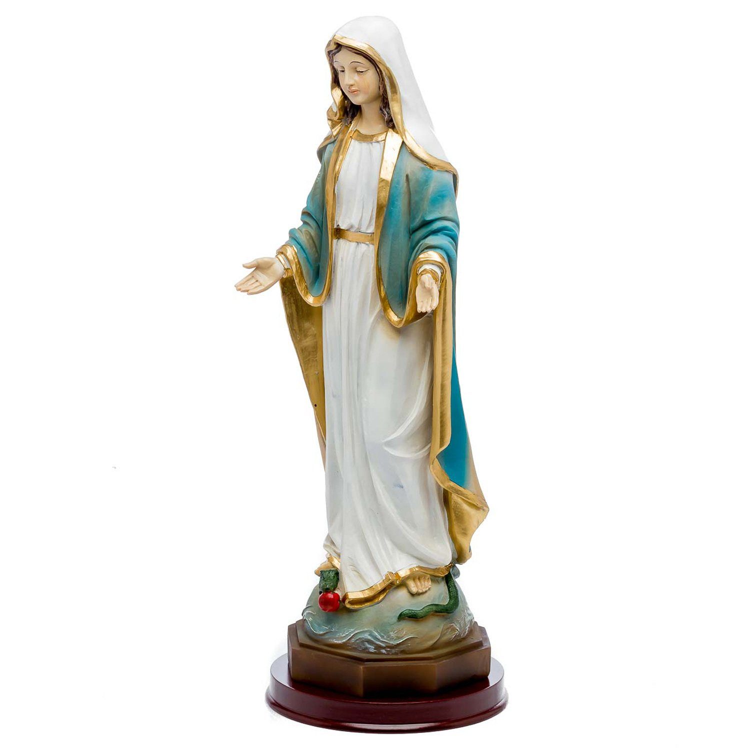 Aubaho Dekofigur Heiligenfigur Maria 43cm Skulptur Figur Madonna sculpture