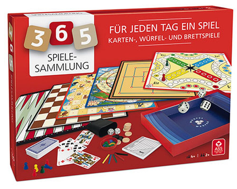 Cartamundi Spiel Spielesammlung mit 365 Spielmöglichkeiten