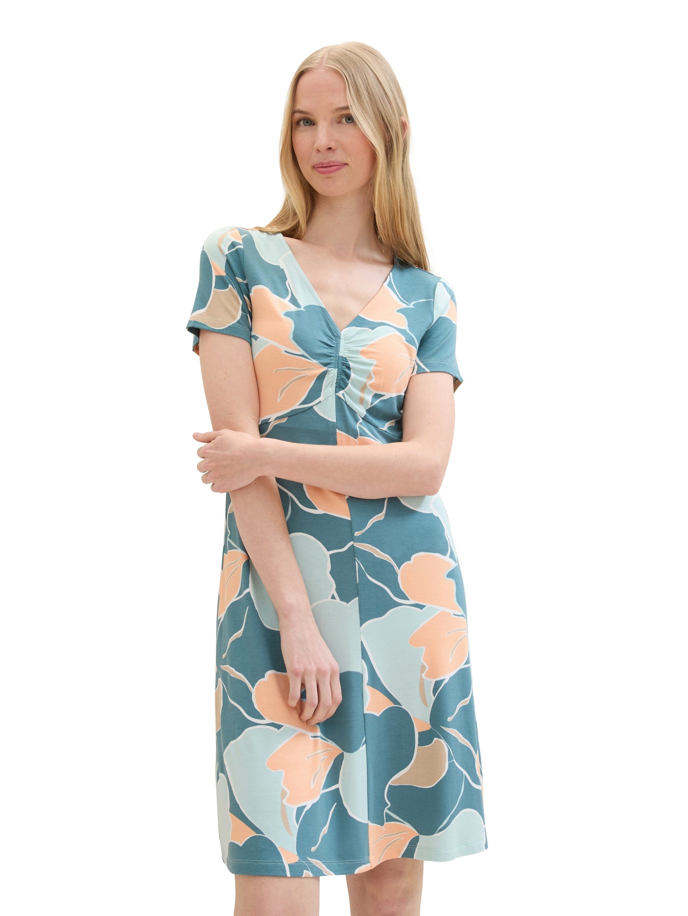 TOM TAILOR Minikleid mit Allover-Print und günstig online kaufen