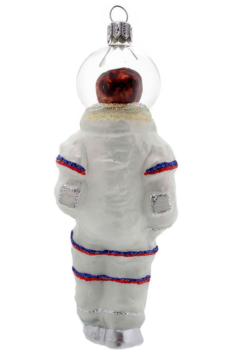 - Weihnachtskontor Dekohänger Astronaut, Christbaumschmuck - Hamburger handdekoriert mundgeblasen