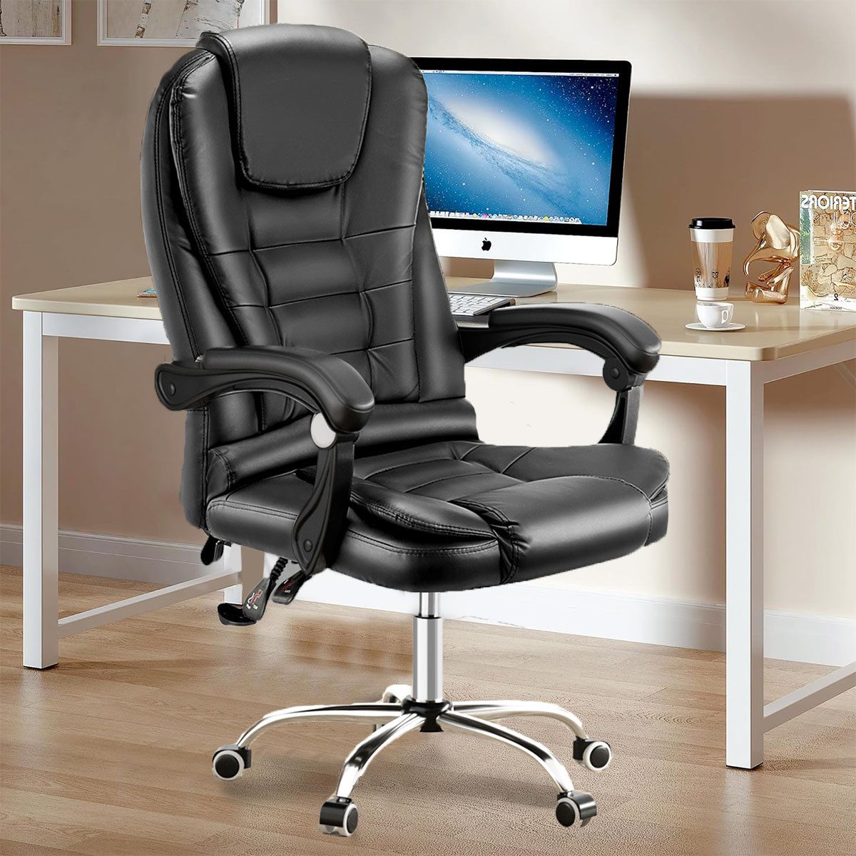 oyajia Bürostuhl Ergonomischer Bürostuhl Massage Chefsessel günstig online kaufen