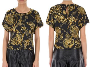 Versace T-Shirt VERSACE JEANS COUTURE PATTERNED Barock Top Bluse Shirt T-shirt Iconic