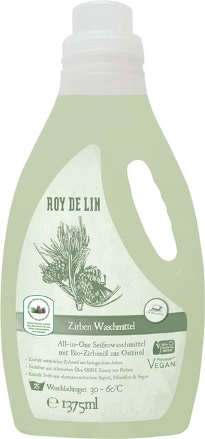 HCR Hygiene ROY DE LIN – Zirben Waschmittel flüssig 1.375 ml Spezialwaschmittel