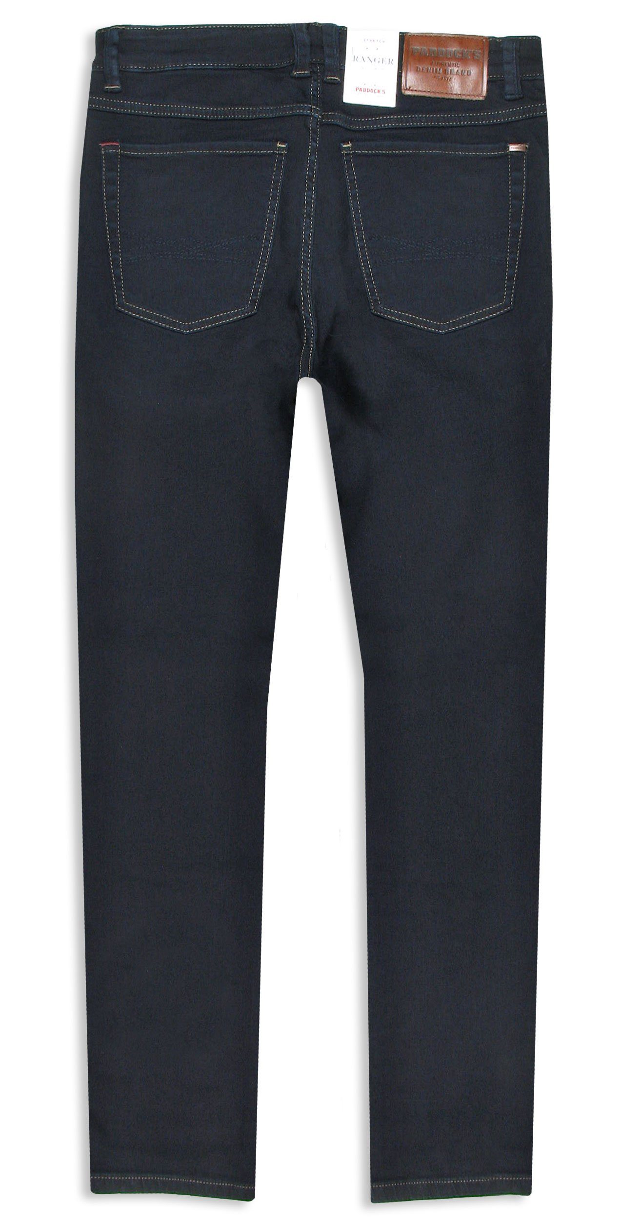 Stretch rinse Denim Motion Comfort black Paddock's 5-Pocket-Jeans & blue Ranger