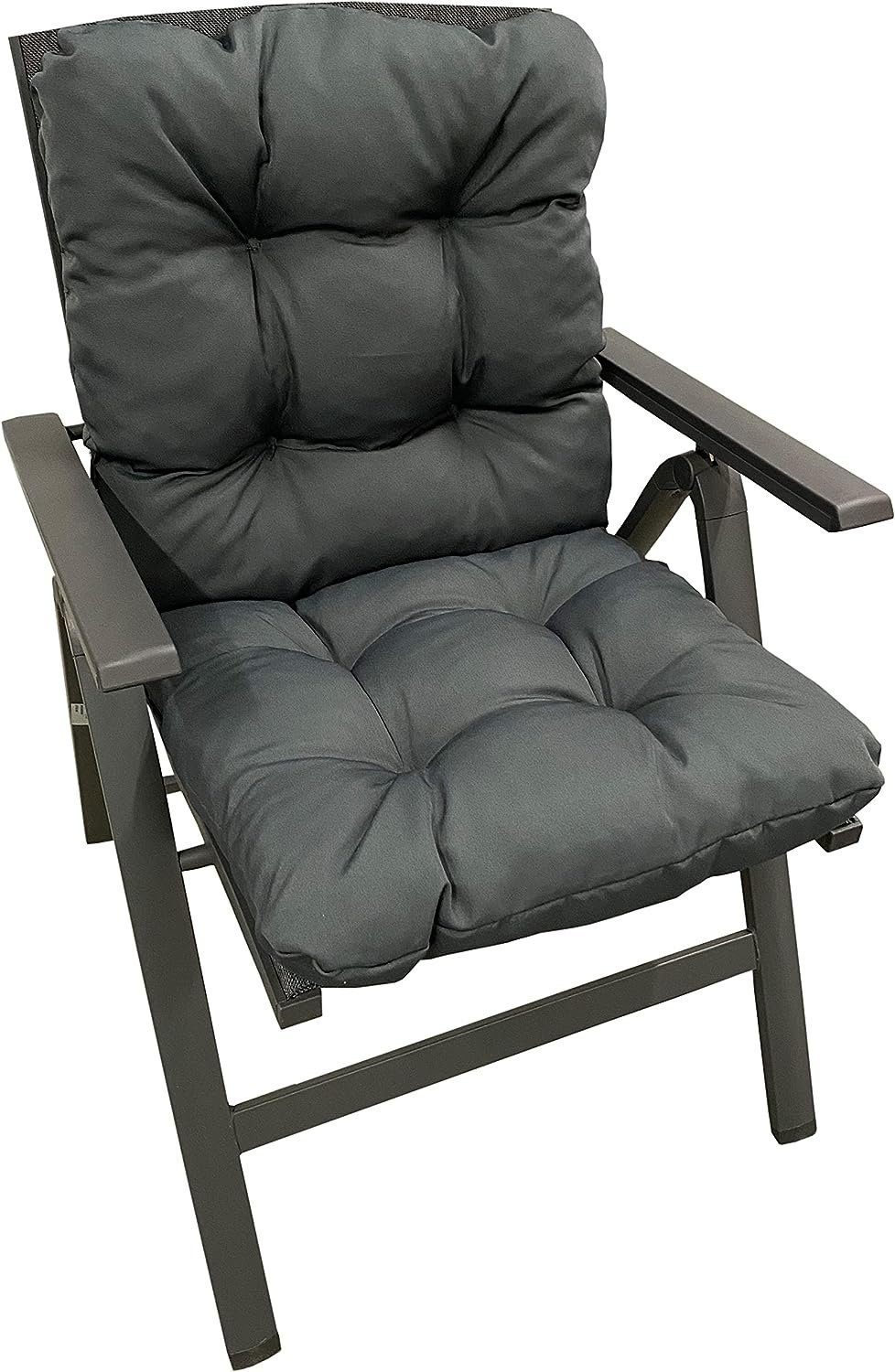 HIGH LIVING Sitzkissen Highliving Stuhlauflage Rückenkissen und Sitzkissen Niedriglehner