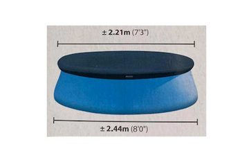 Intex Pool-Abdeckplane Krystal Clear Pool Basics (1-St), für Intex Easy Set Pools mit 366cm Durchmesser