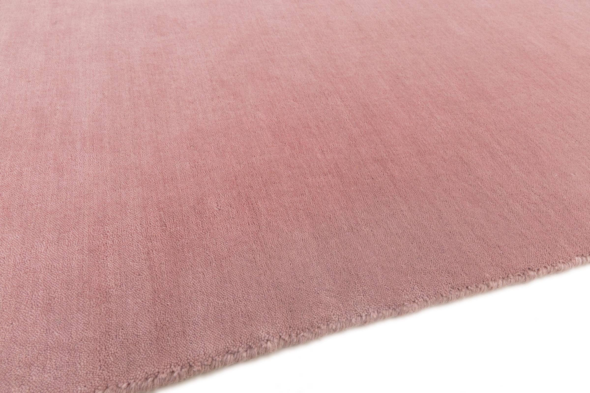 Nain Trading Orientteppich Loom Gabbeh Old Rose 200x198 Moderner Orientteppich Quadratisch, quadratisch, Höhe: 12 mm