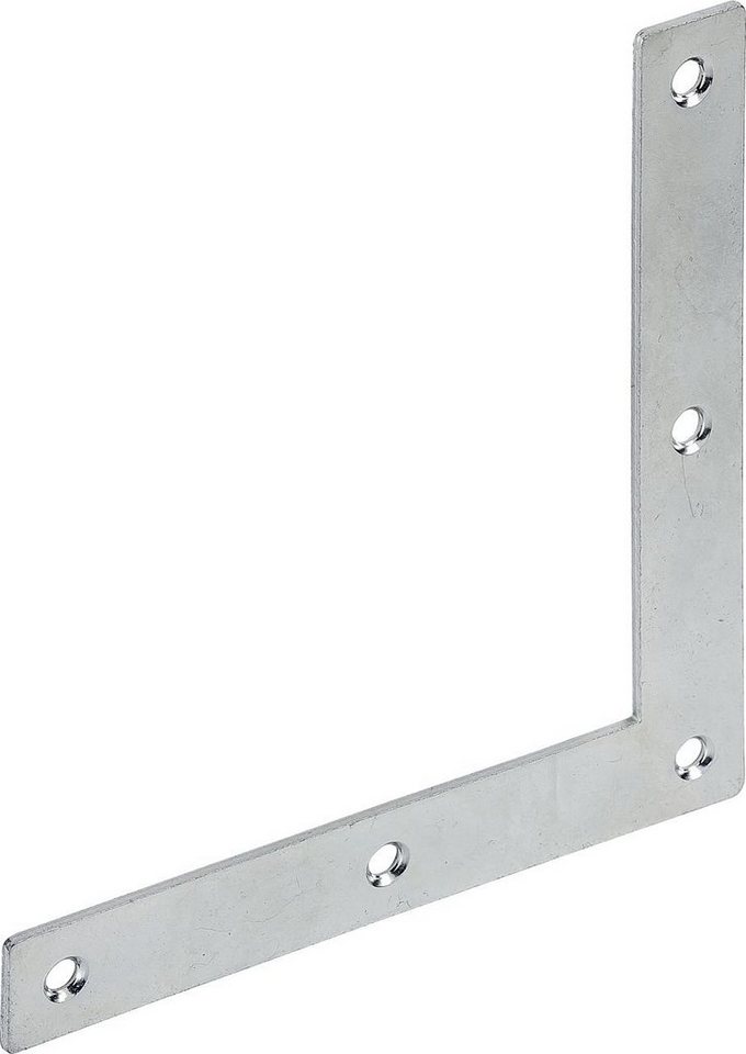 Thumbnail - Vormann Winkelverbinder Vormann Eckwinkel verzinkt 120 x 20 mm