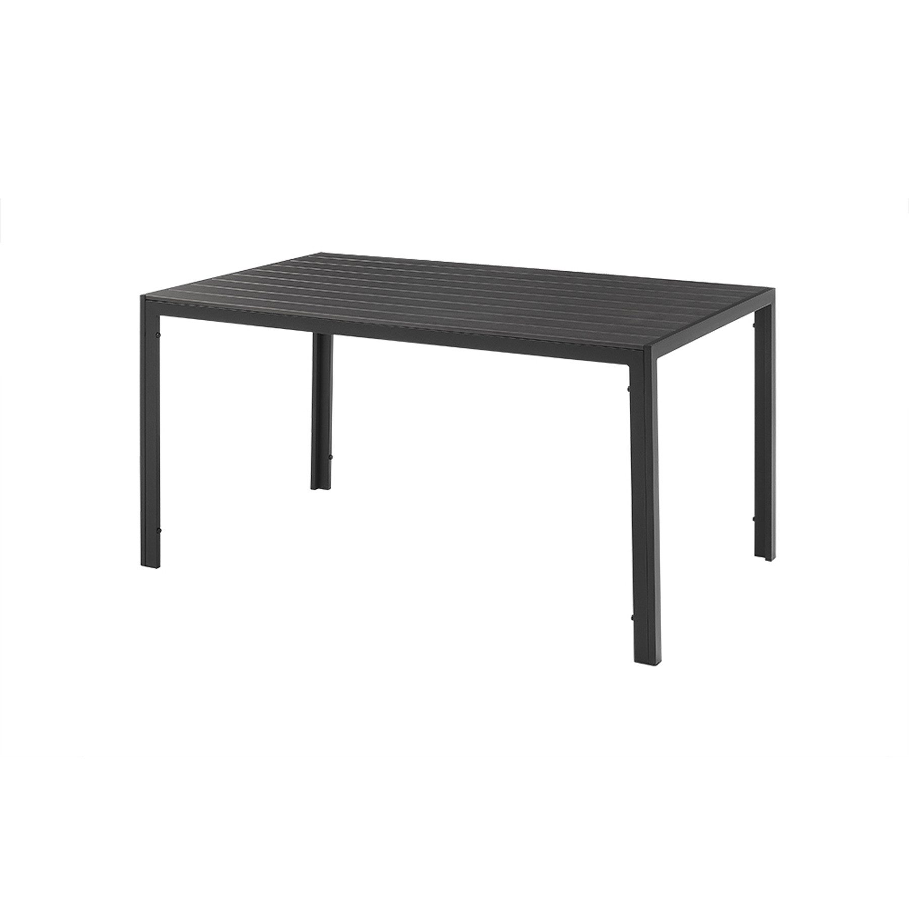riess-ambiente Gartentisch DESIGNO 150cm anthrazit / schwarz (Einzelartikel günstig online kaufen