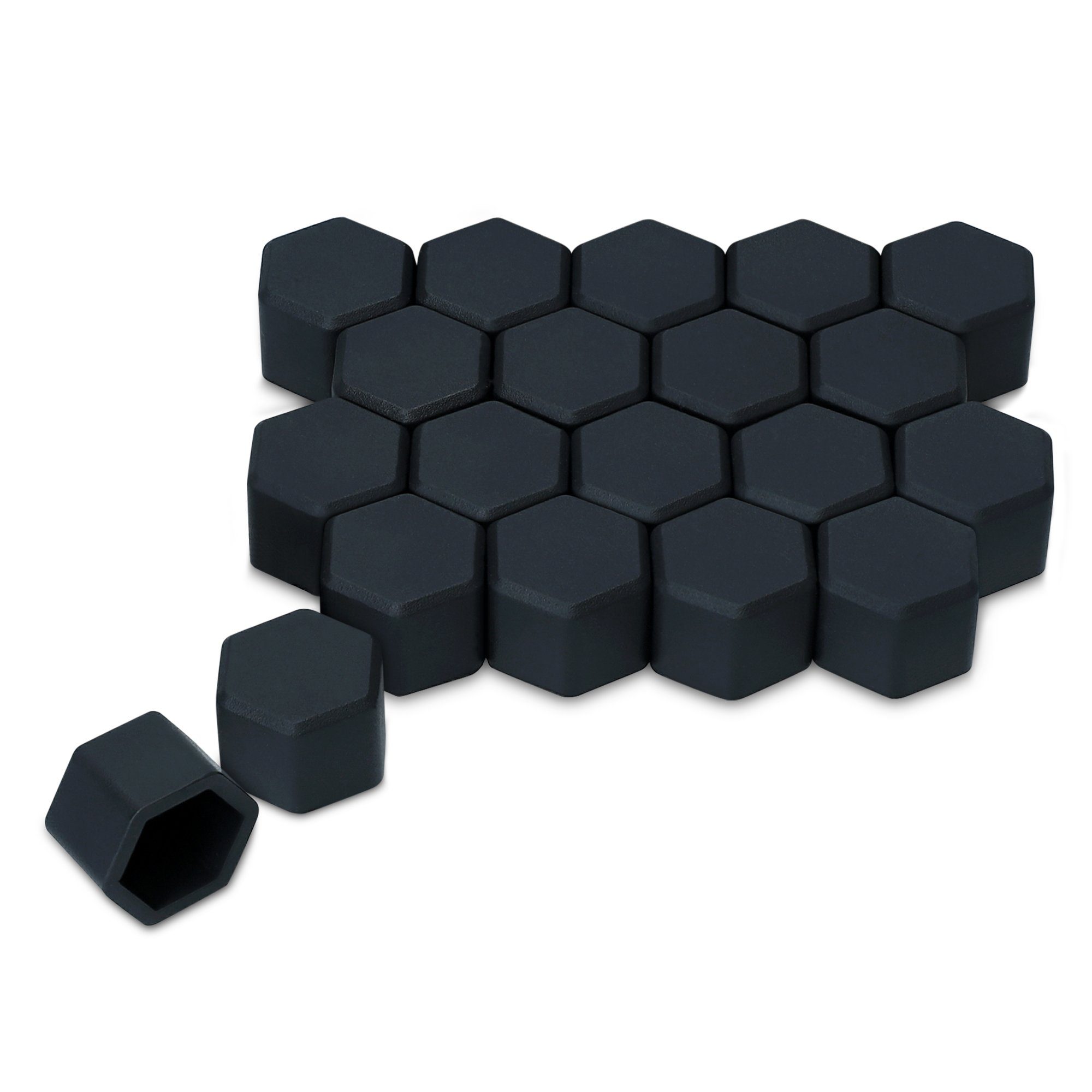Muttern 20x Abdeckung für 21 mm Radmuttern Auto Rad Schraube
